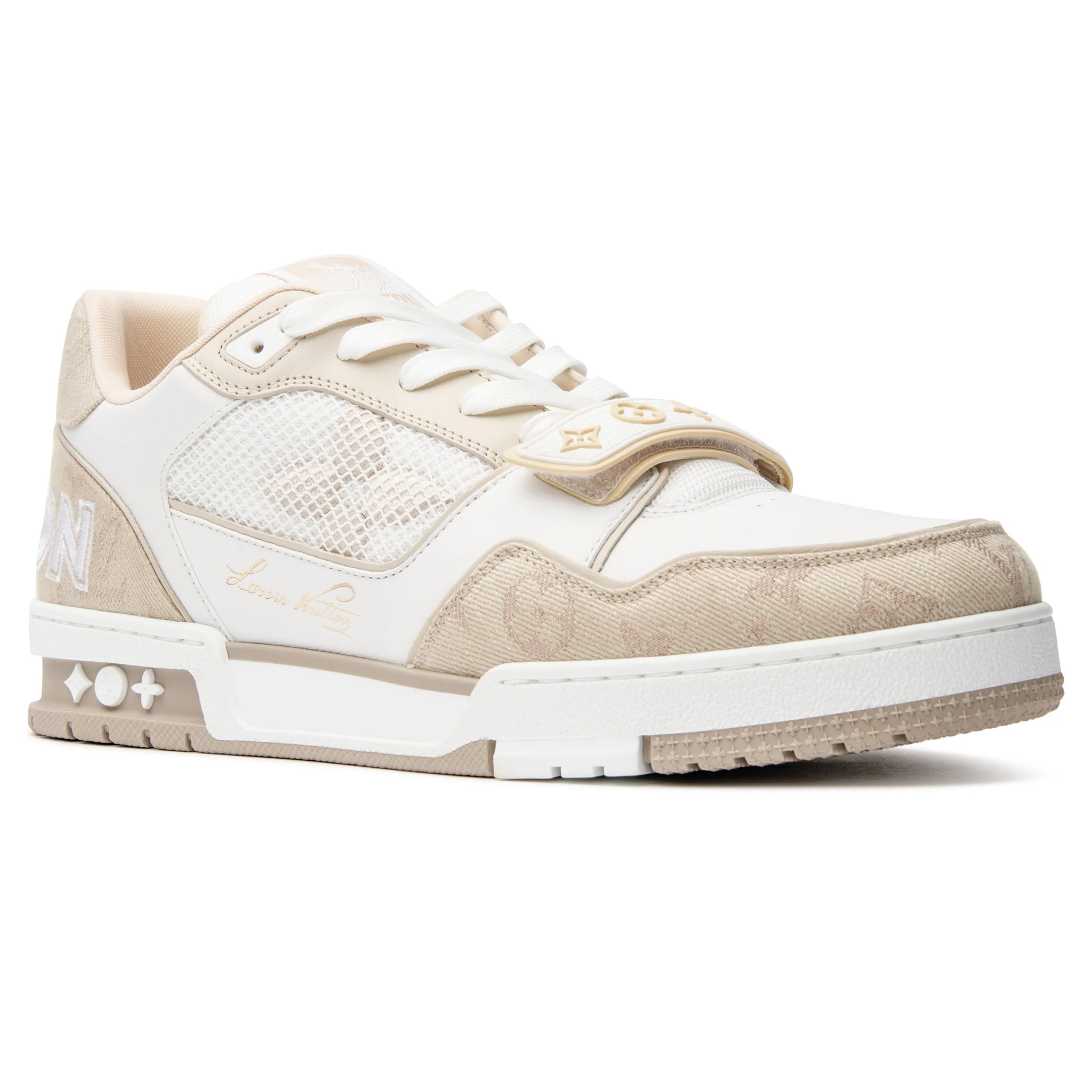 Louis Vuitton LV Monogram Beige Sneaker - Image 2