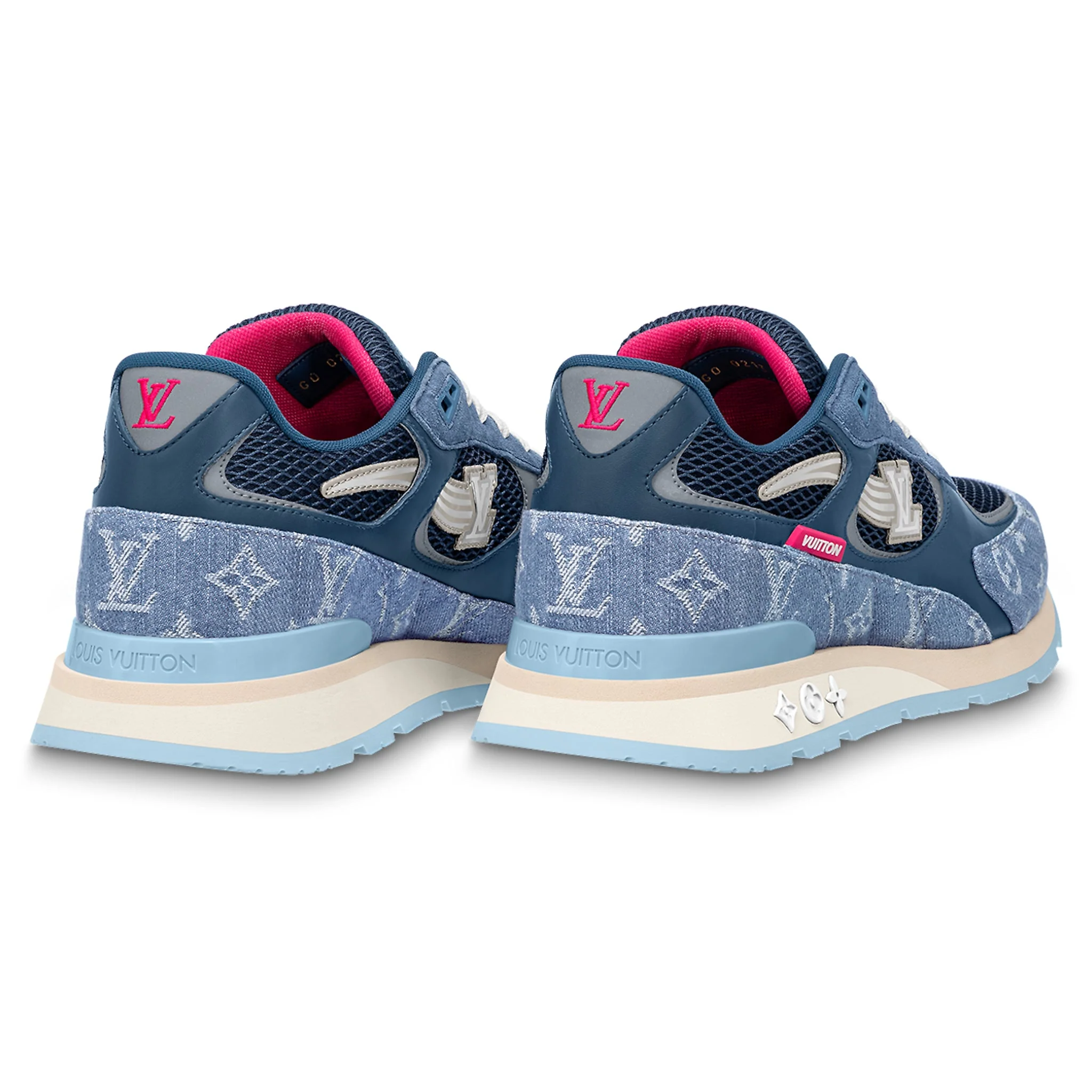 Louis Vuitton LV Run Away Blue Sneaker - Image 2