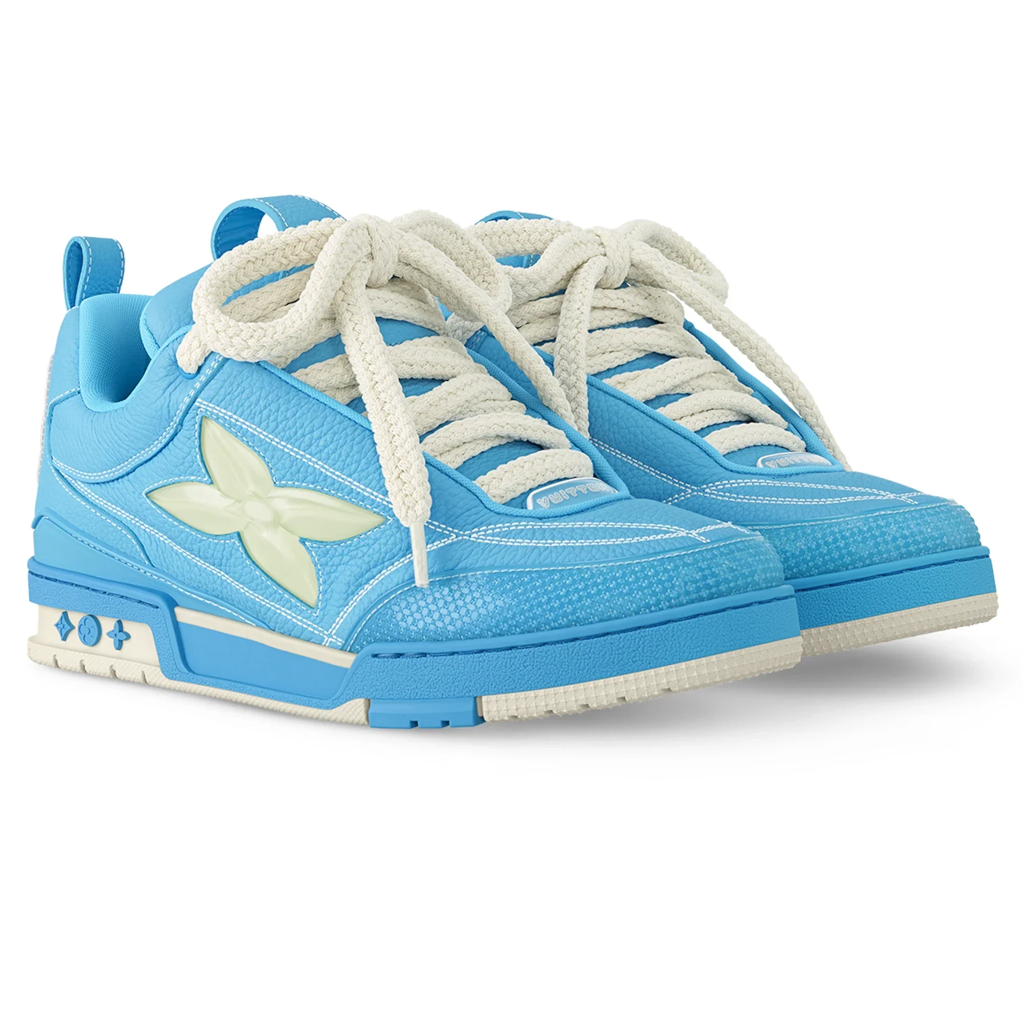 Louis Vuitton LV Skate Monogram Trainer Baby Blue Sneaker - Image 2