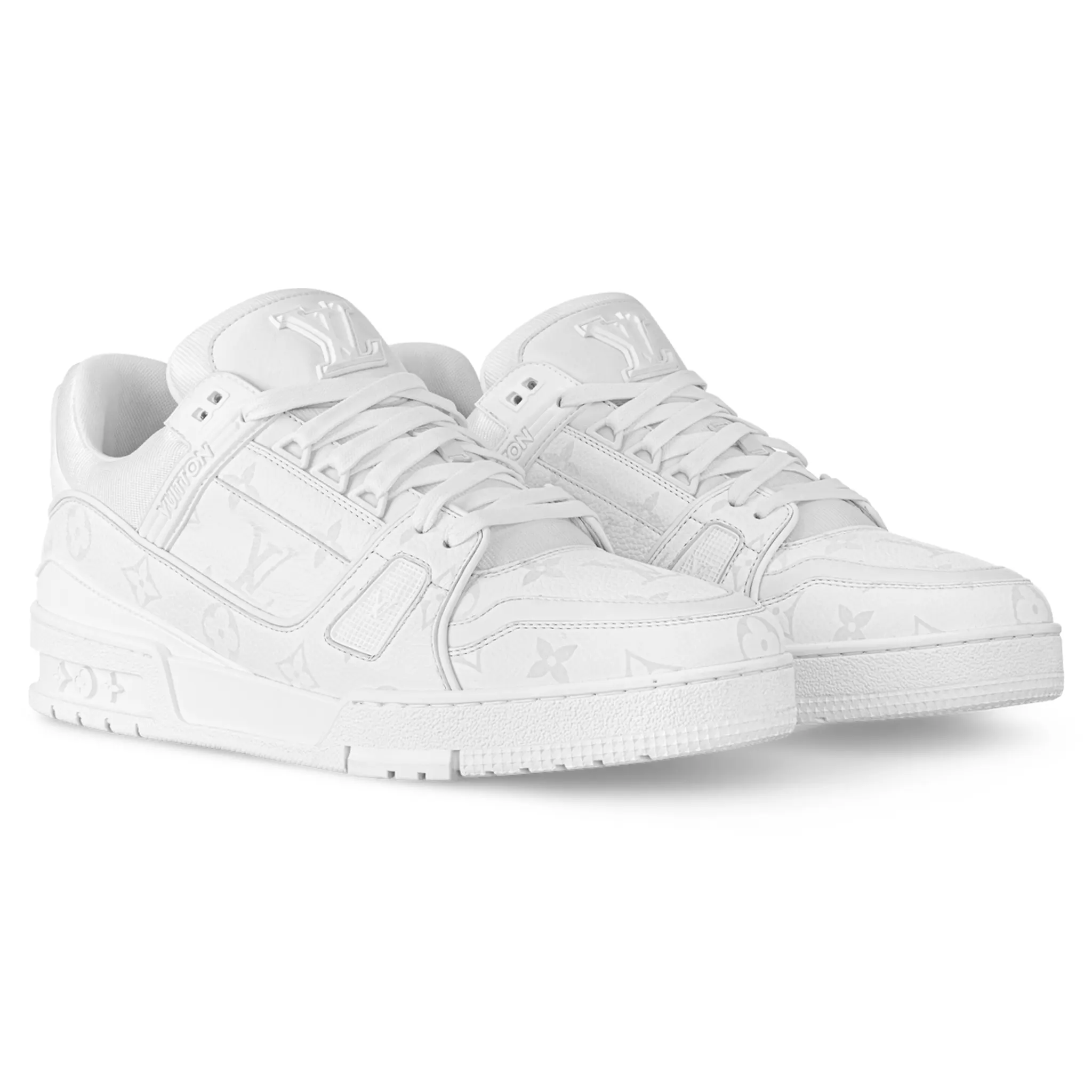 Louis Vuitton LV Trainer White Monogram Sneaker - Image 2