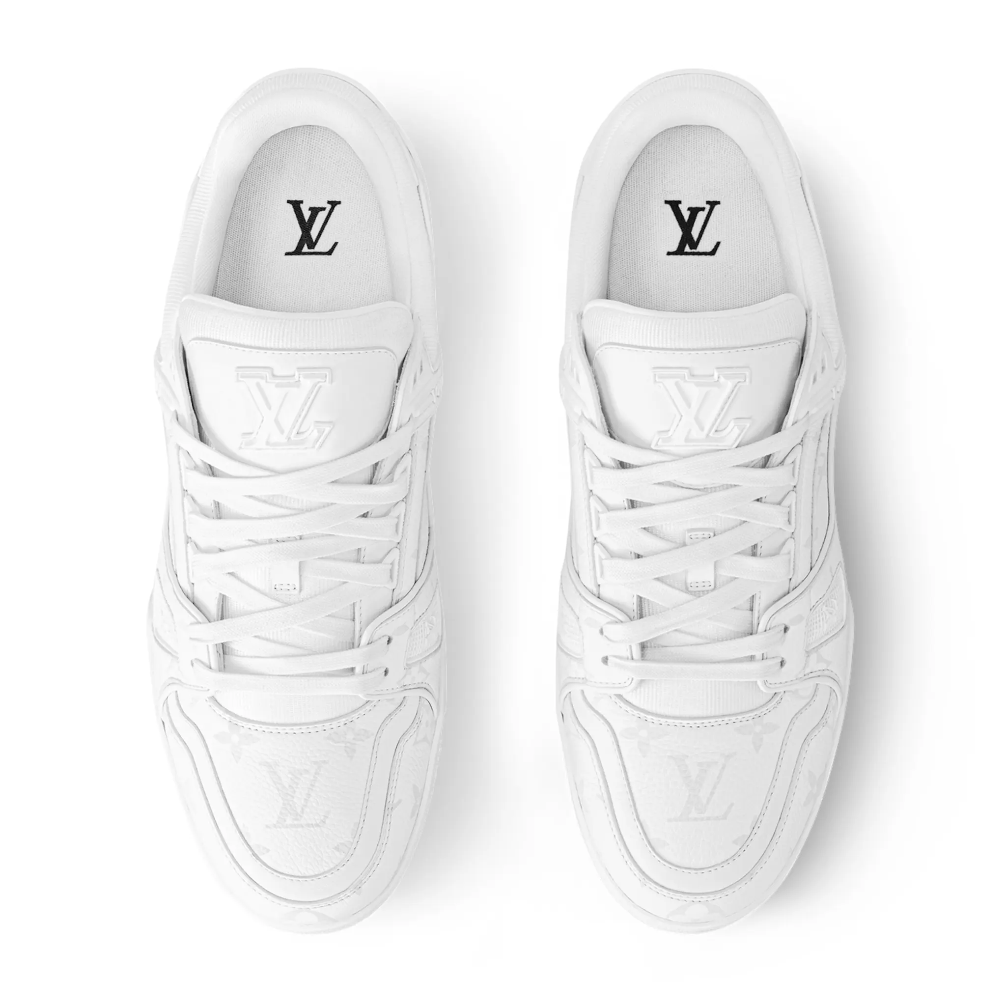 Louis Vuitton LV Trainer White Monogram Sneaker - Image 3