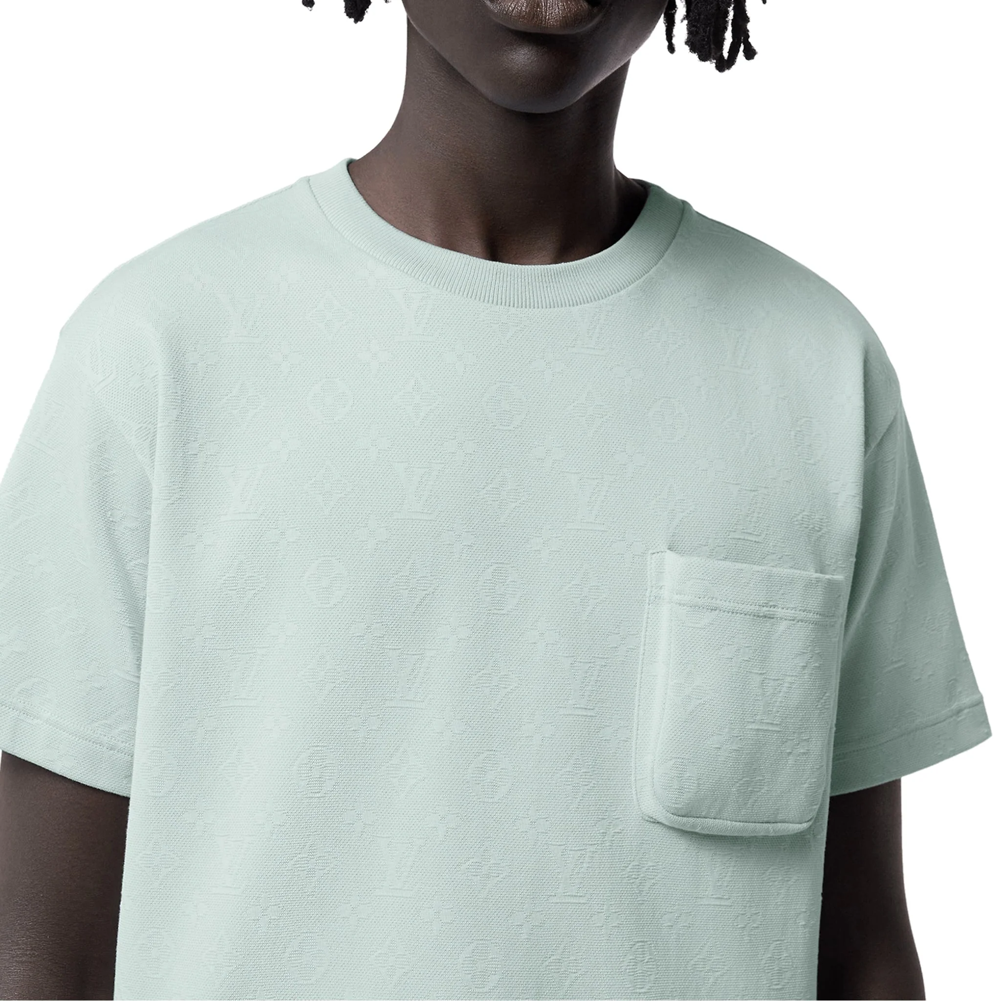 Louis Vuitton Monogram 3D Pocket Cotton Blue T Shirt - Image 2