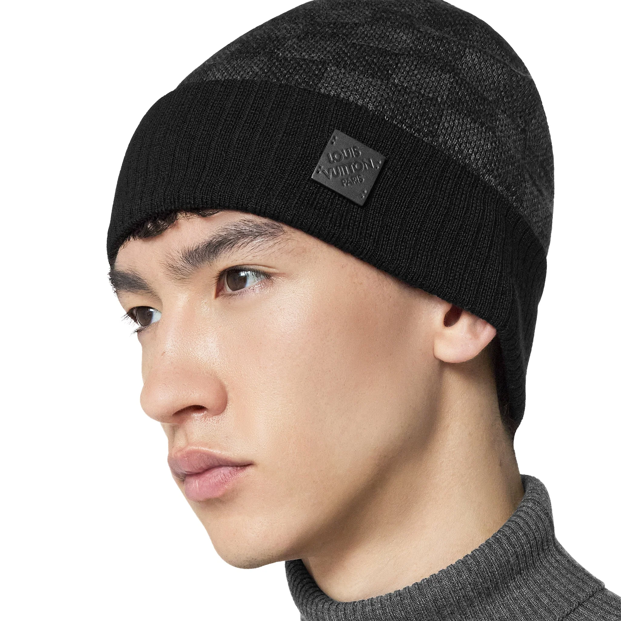 Louis Vuitton Néo Petit Damier Anthracite Beanie & Scarf - Image 4