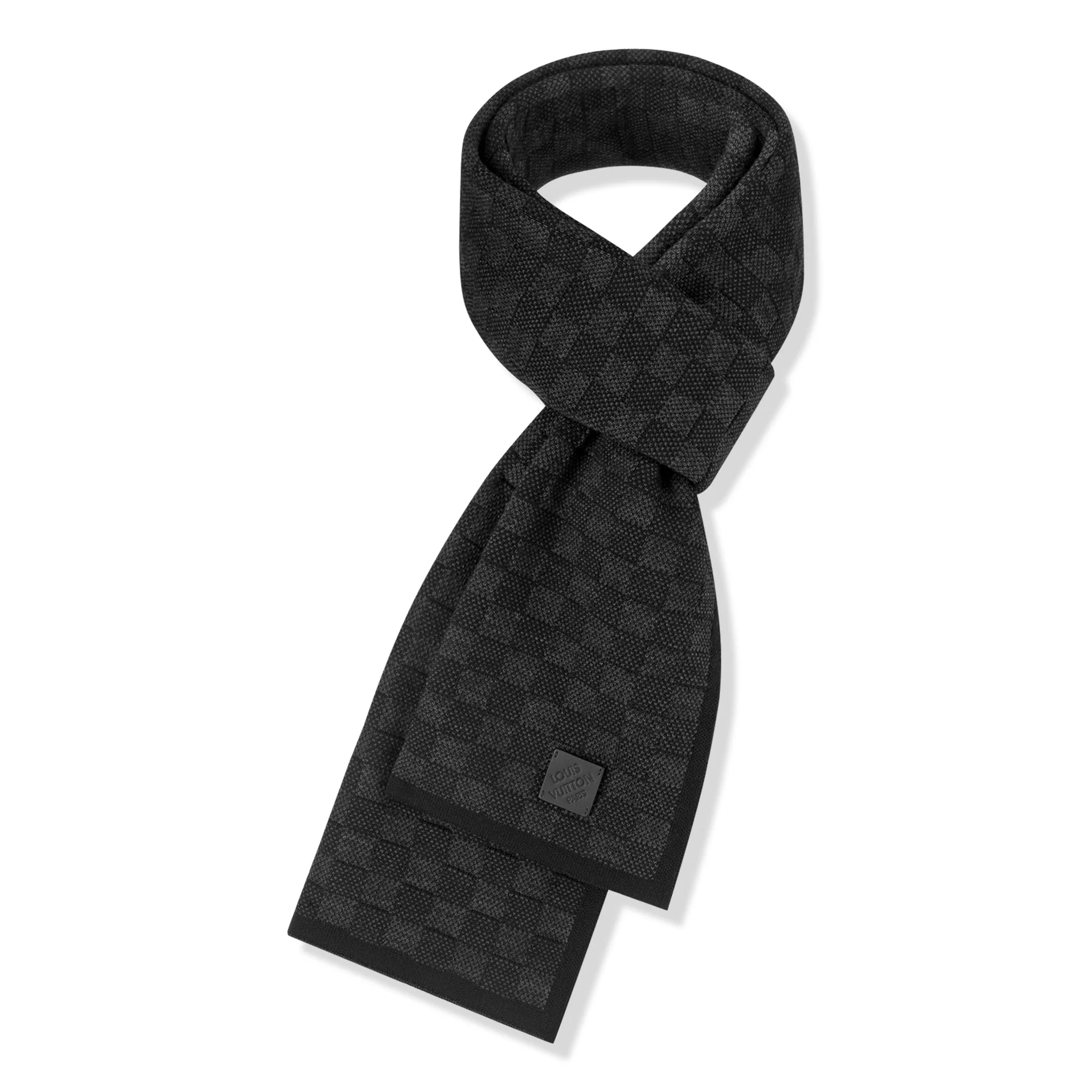 Louis Vuitton Néo Petit Damier Anthracite Beanie & Scarf - Image 7