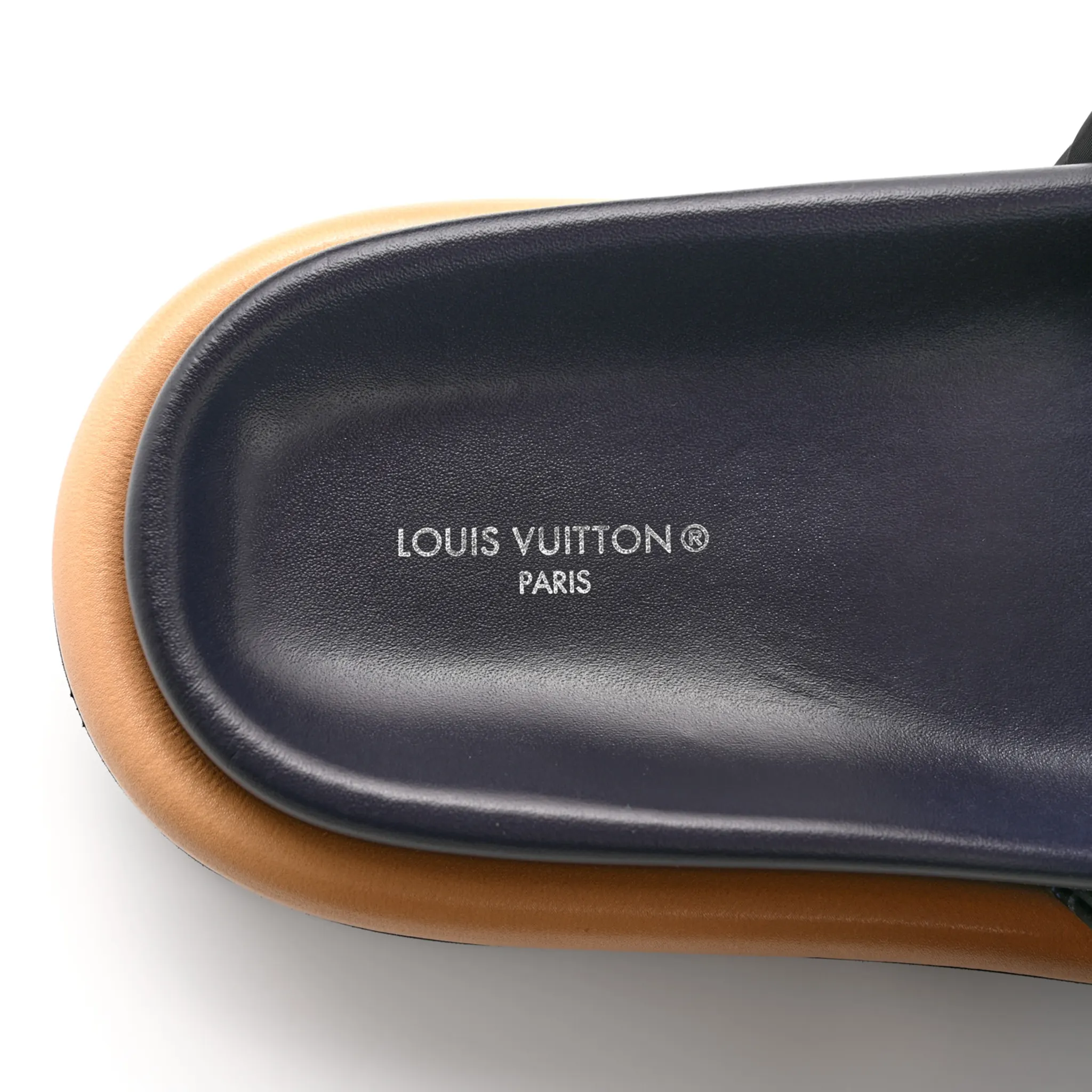 Louis Vuitton Pool Pillow Monogram Navy Slides - Image 4
