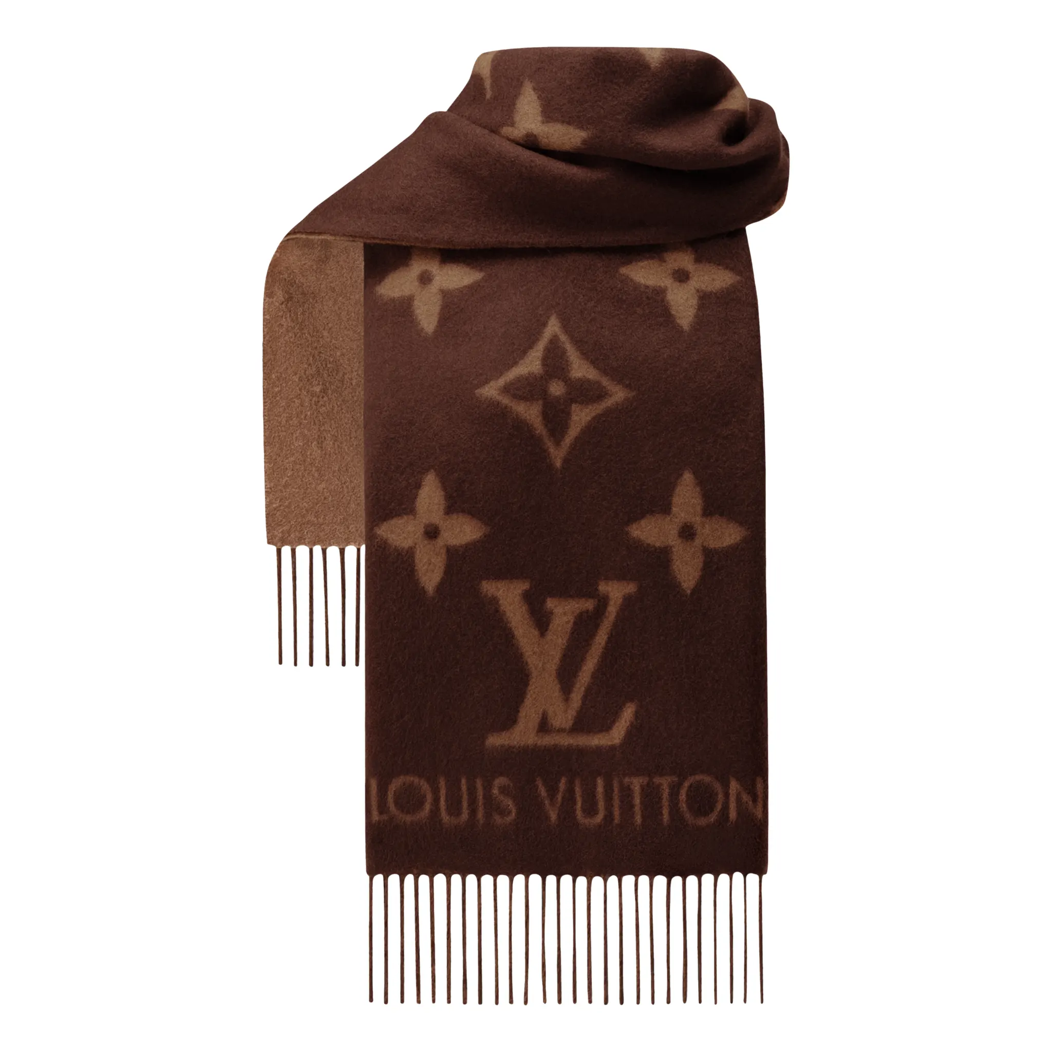 Louis Vuitton Reykjavik Marron Fonce Scarf - Image 3