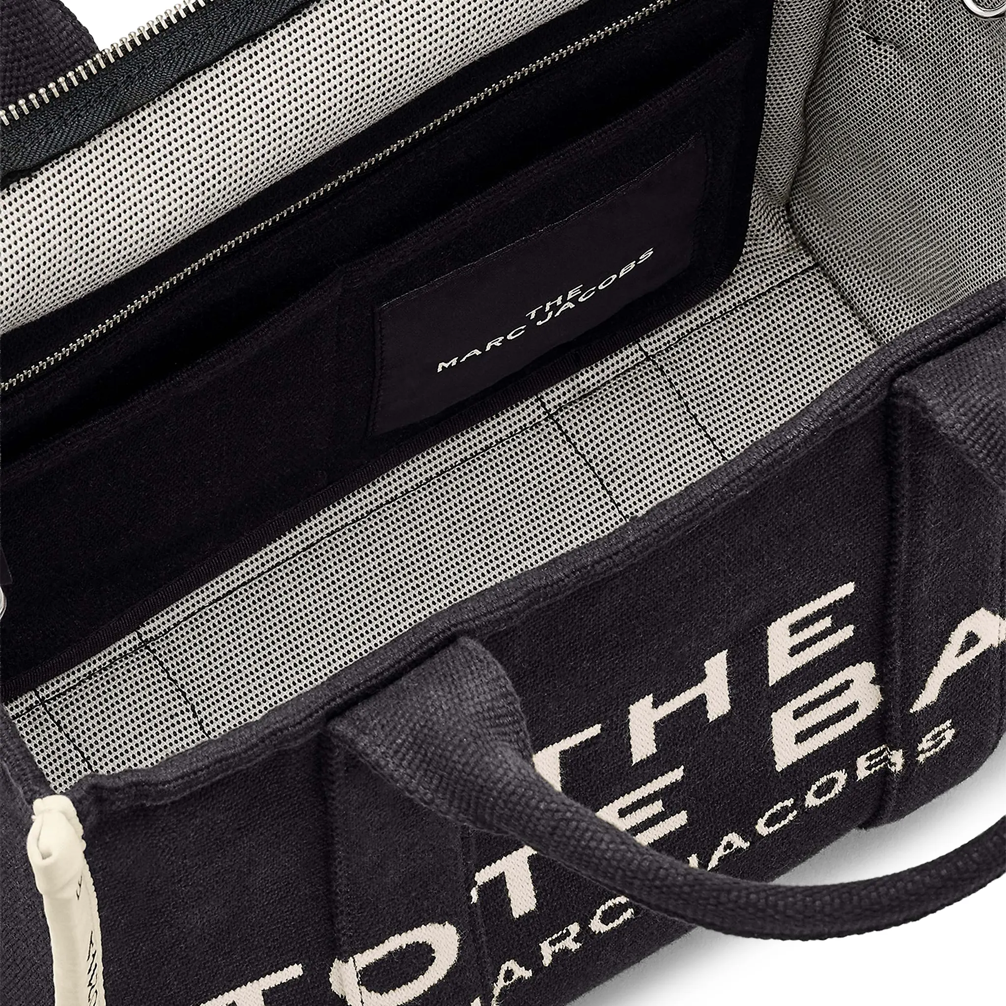 Mark Jacobs Medium Jacquard Black Tote Bag - Image 4
