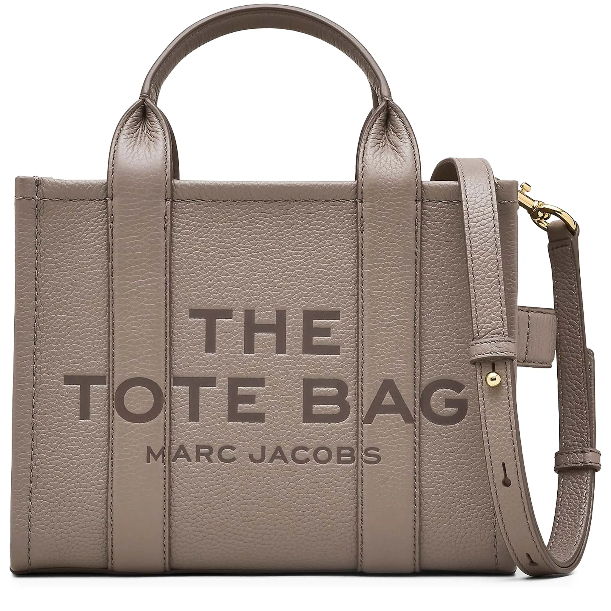 Mark Jacobs Small Leather Cement Tote Bag
