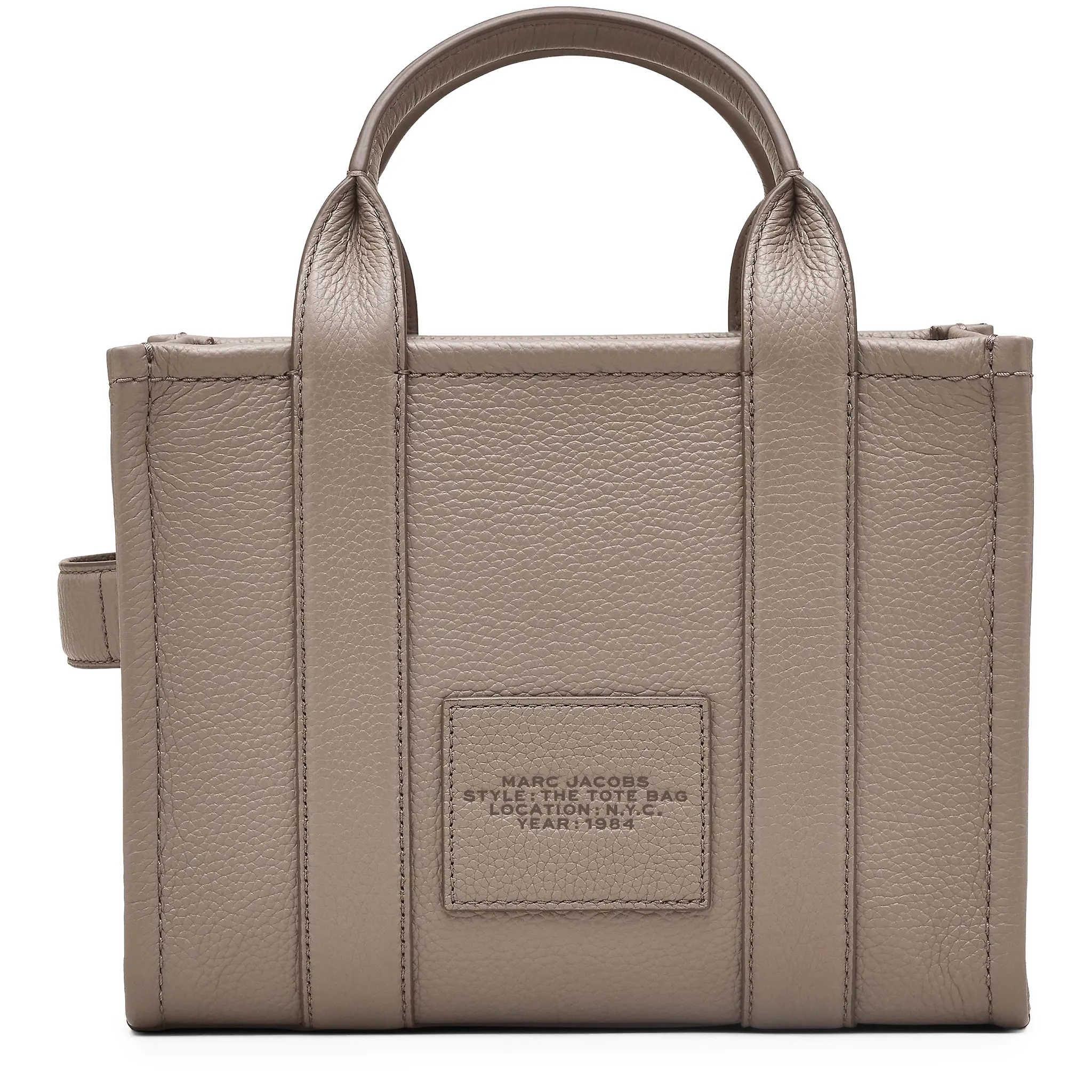 Mark Jacobs Small Leather Cement Tote Bag - Image 2