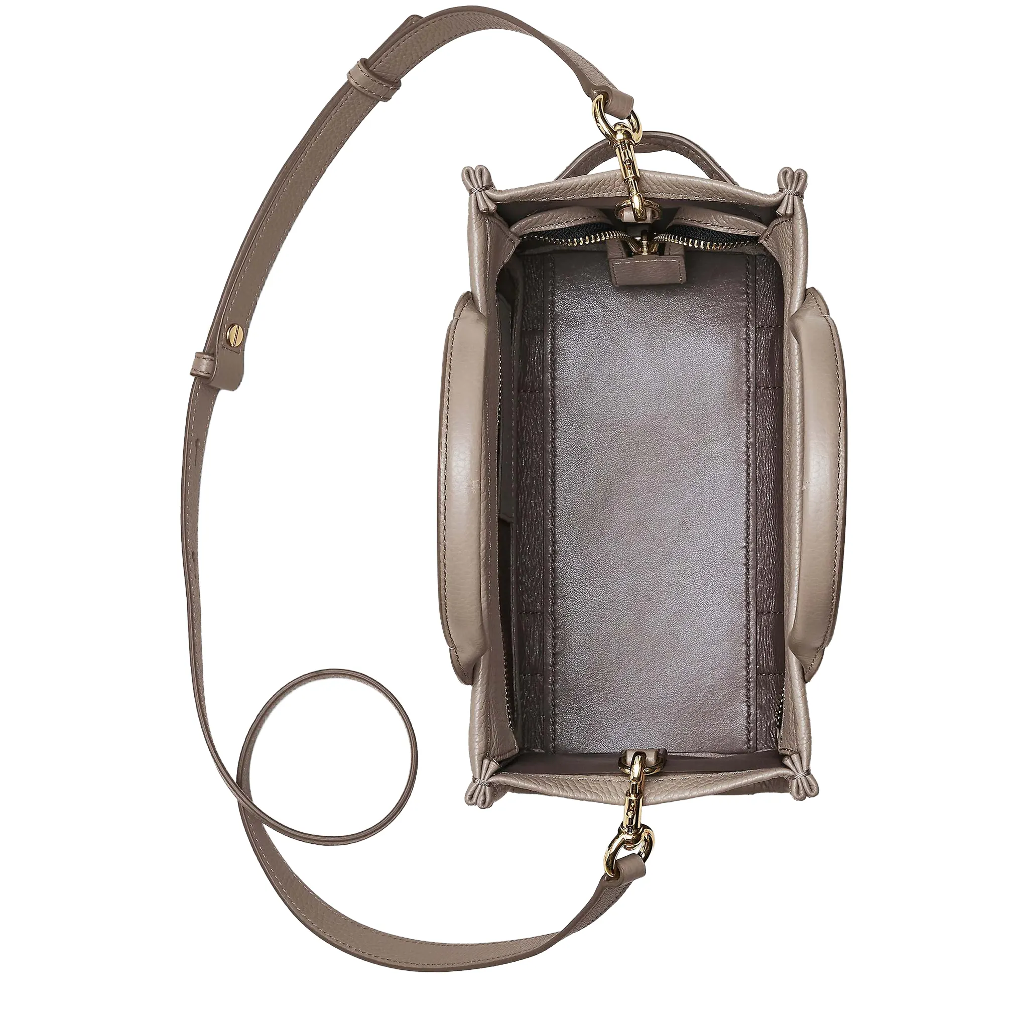 Mark Jacobs Small Leather Cement Tote Bag - Image 5