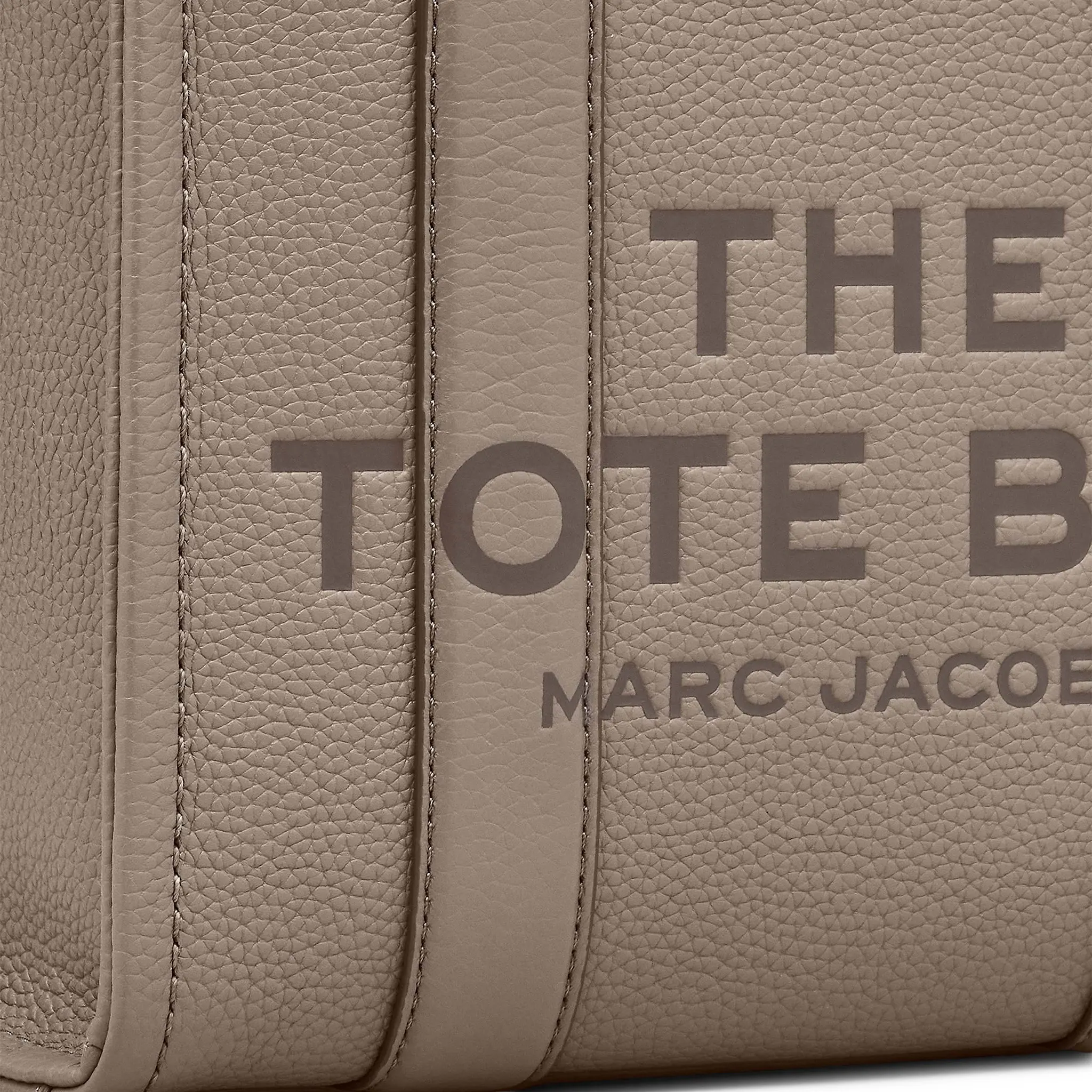 Mark Jacobs Small Leather Cement Tote Bag - Image 7