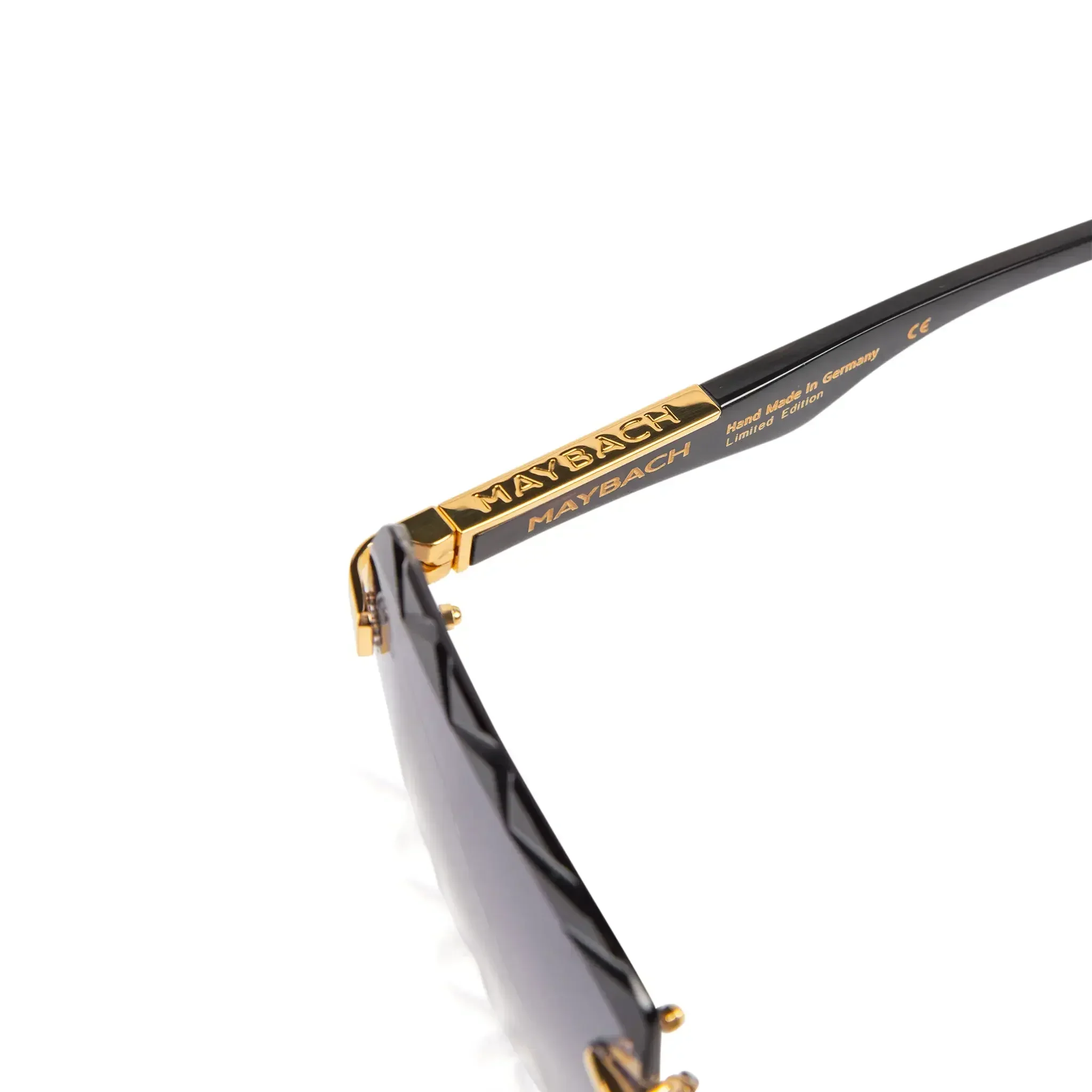 Maybach Eyewear The Artist III G-HAS-Z25 Custom Gold Grey Fade Diamond Cut Sunglasses - Image 5