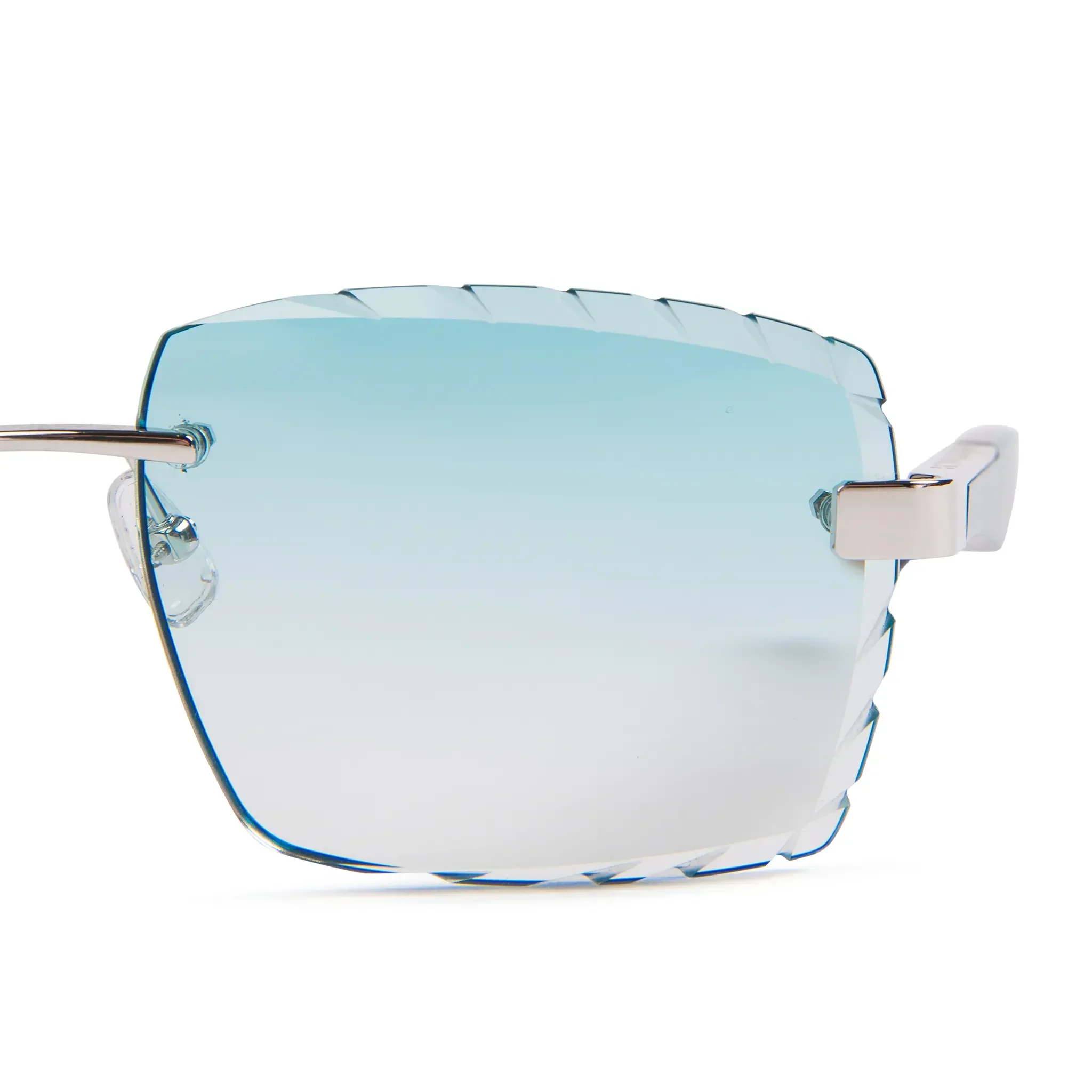 Maybach Eyewear The Artist III P-WCW-Z25 Custom Tiffany Blue Diamond Cut Sunglasses - Image 5