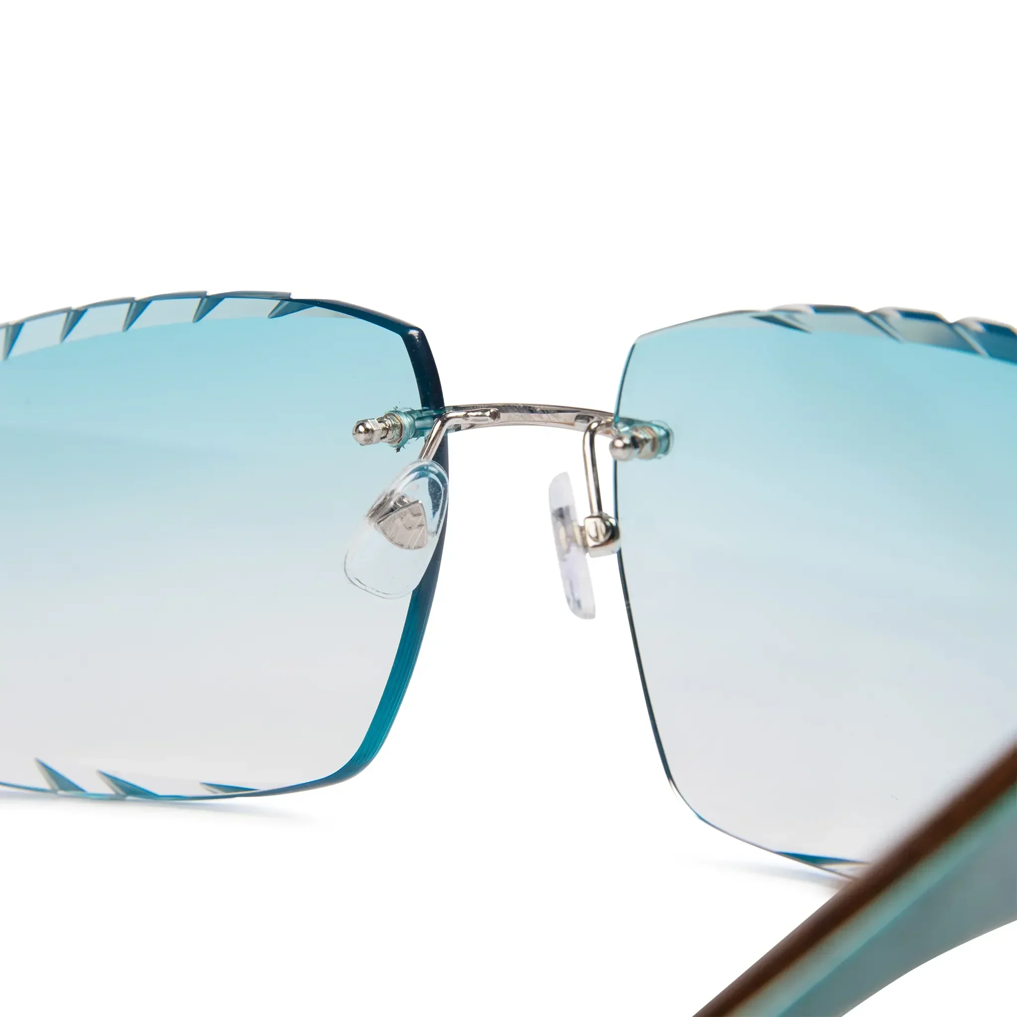 Maybach Eyewear The Artist III P-WCW-Z25 Custom Tiffany Blue Diamond Cut Sunglasses - Image 7