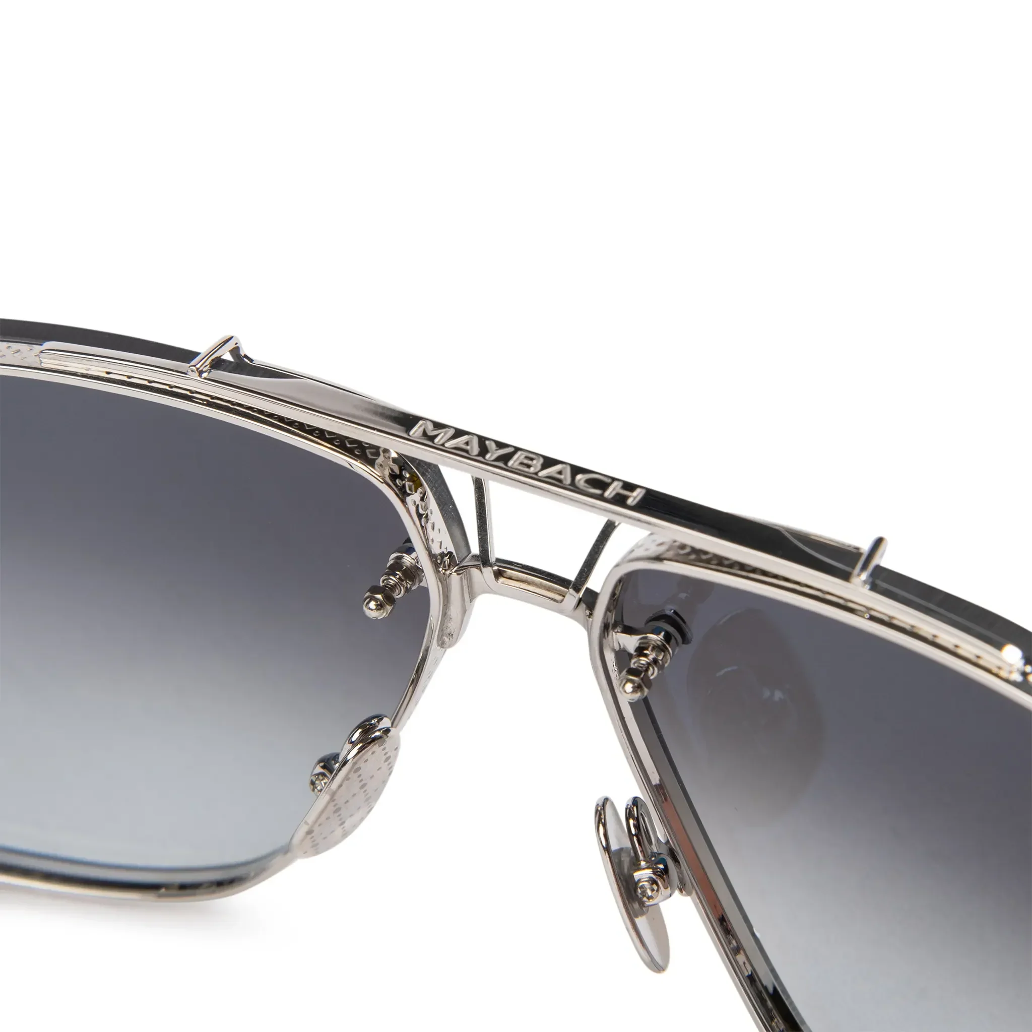 Maybach Eyewear The King II P-HT-Z63 Platinum Grey Gradient Sunglasses - Image 8
