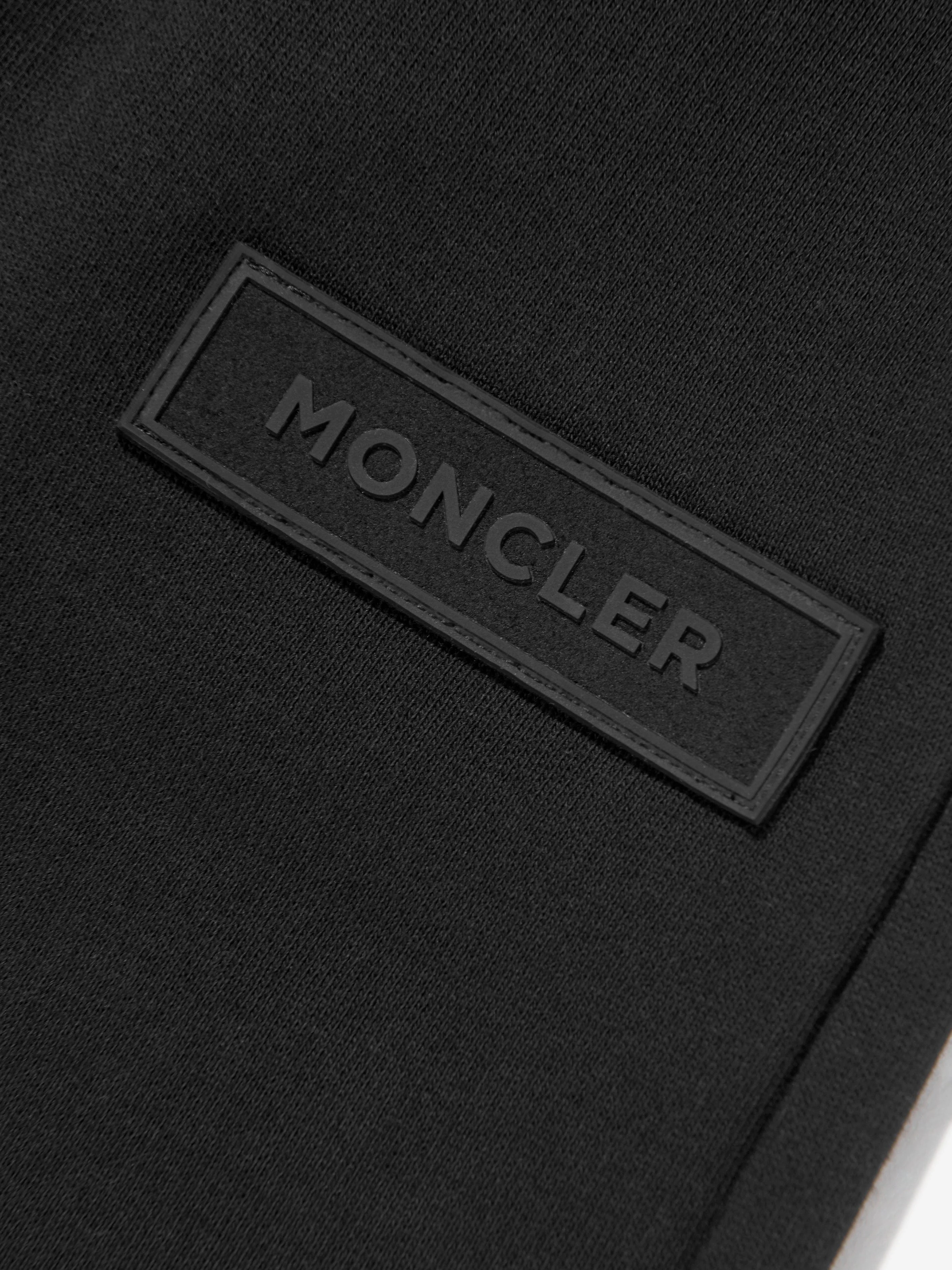 Moncler Enfant Boys Logo Black Sweatpants - Image 3