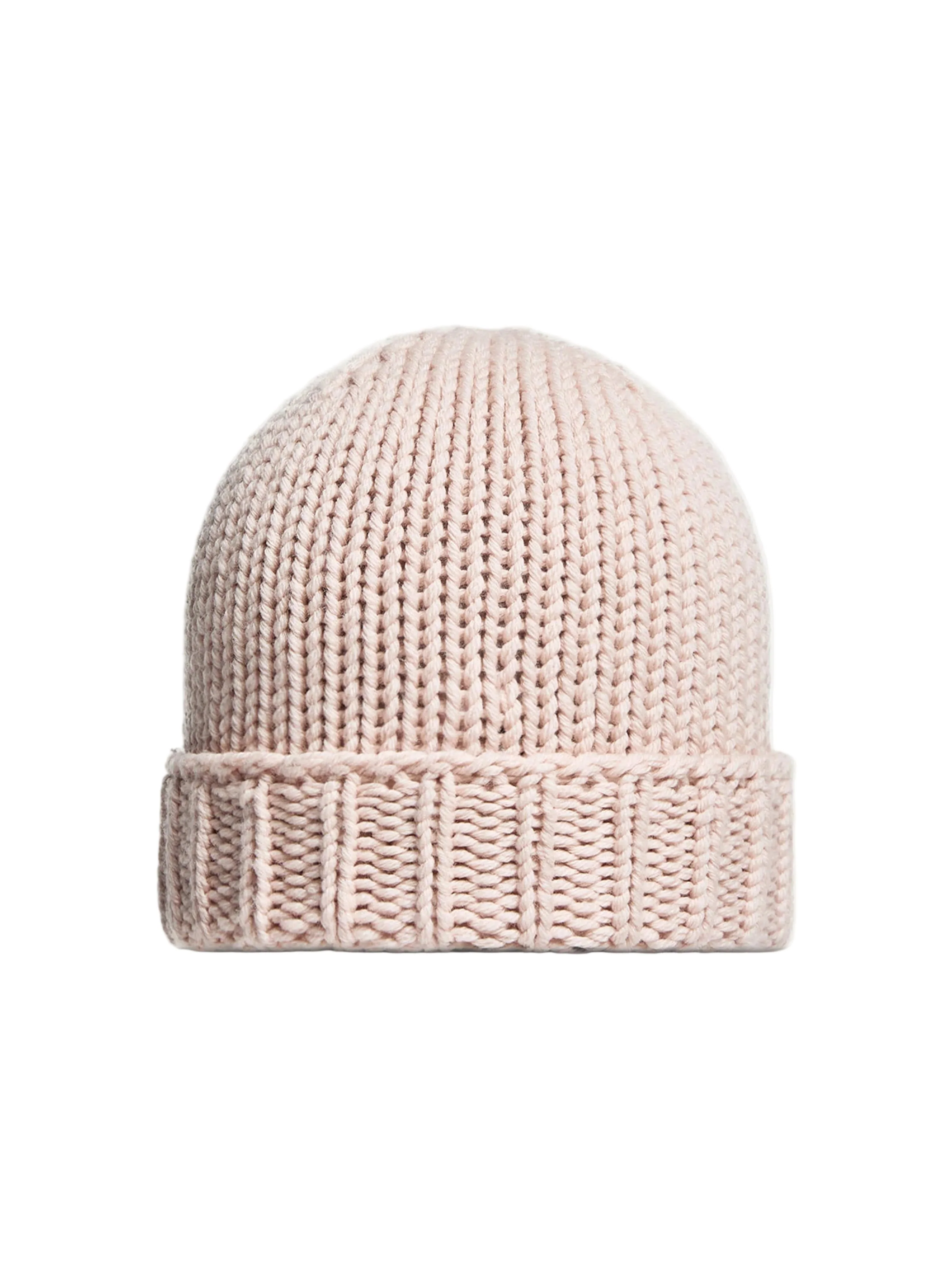 Moncler Enfant Girls Wool Knit Pink Beanie - Image 2