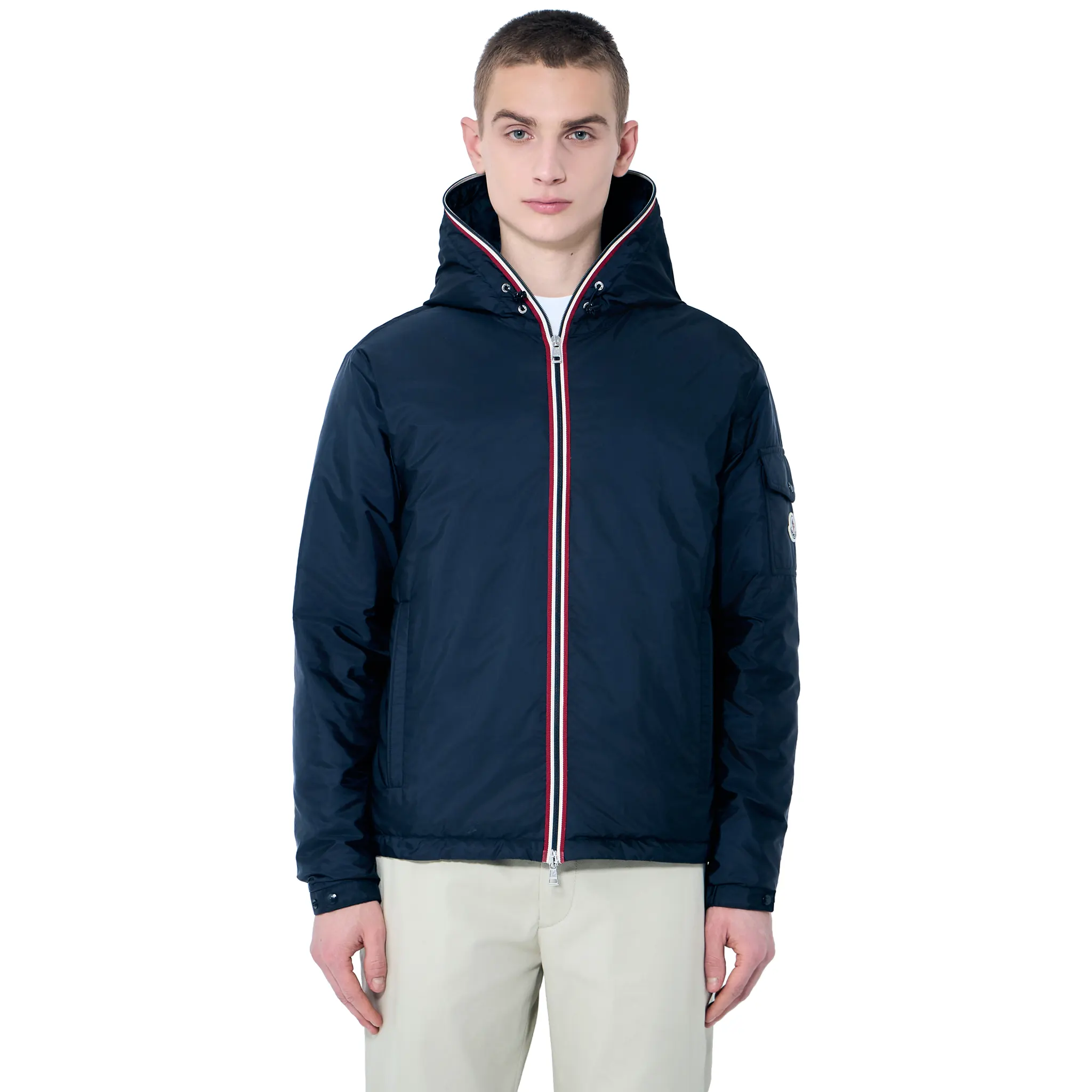 Moncler Evettes Navy Puffer Jacket - Image 5