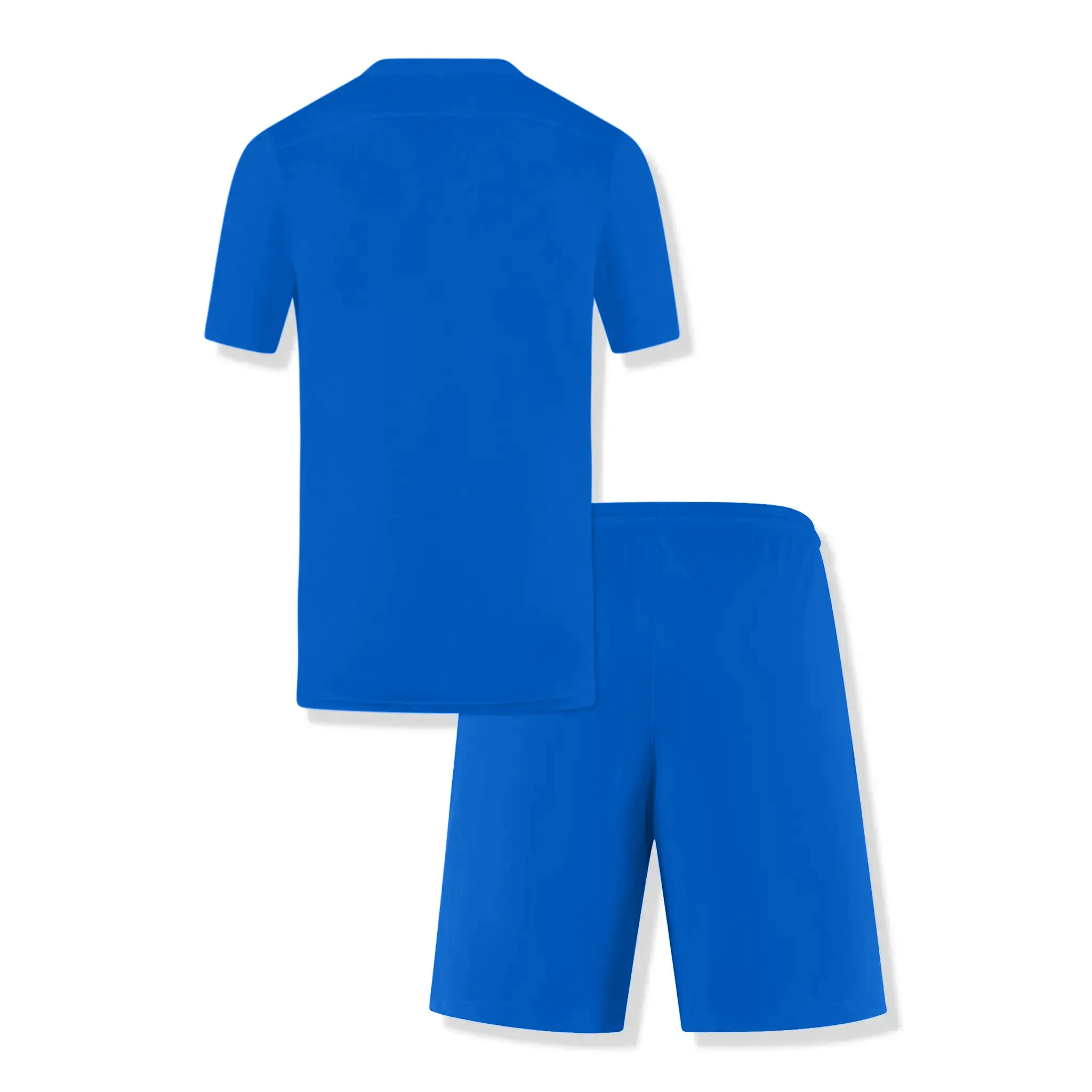 Nike Dri-FIT Park III Royal Blue White T Shirt & Shorts - Image 2