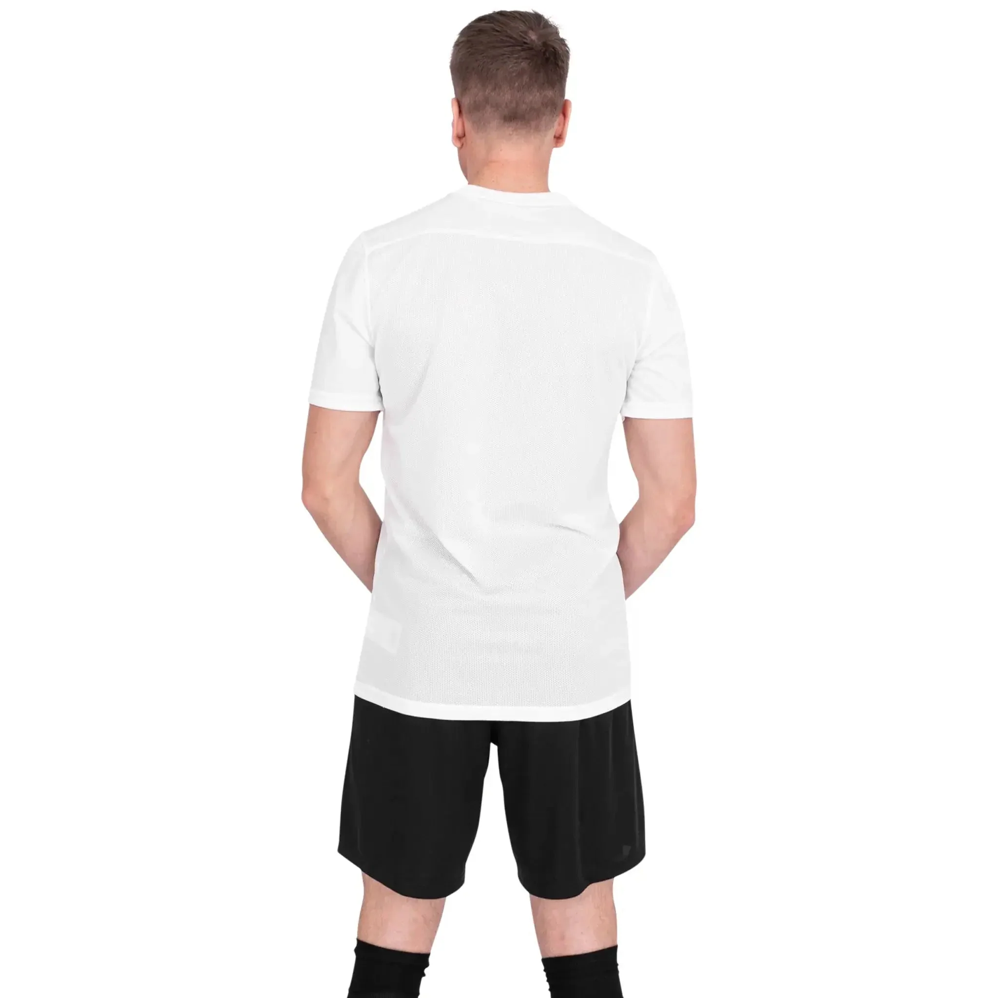 Nike Dri-FIT Park III White Black T Shirt & Shorts - Image 4