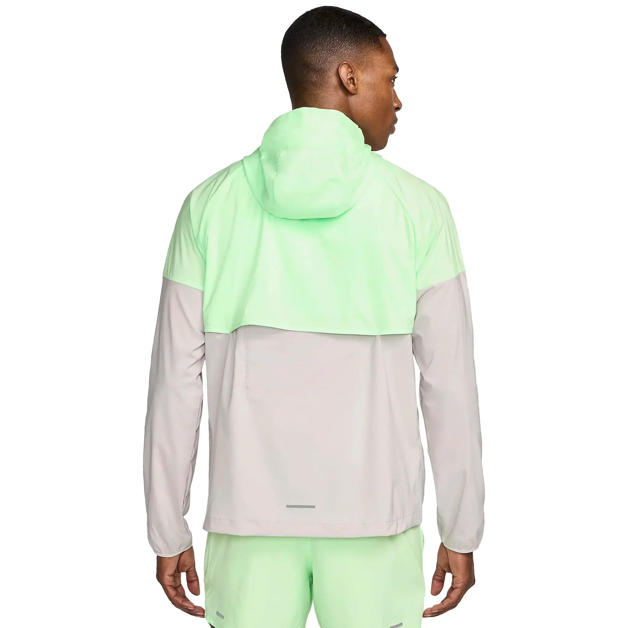 Nike Repel Packable Vapour Green Light Iron Ore Windrunner Jacket - Image 4