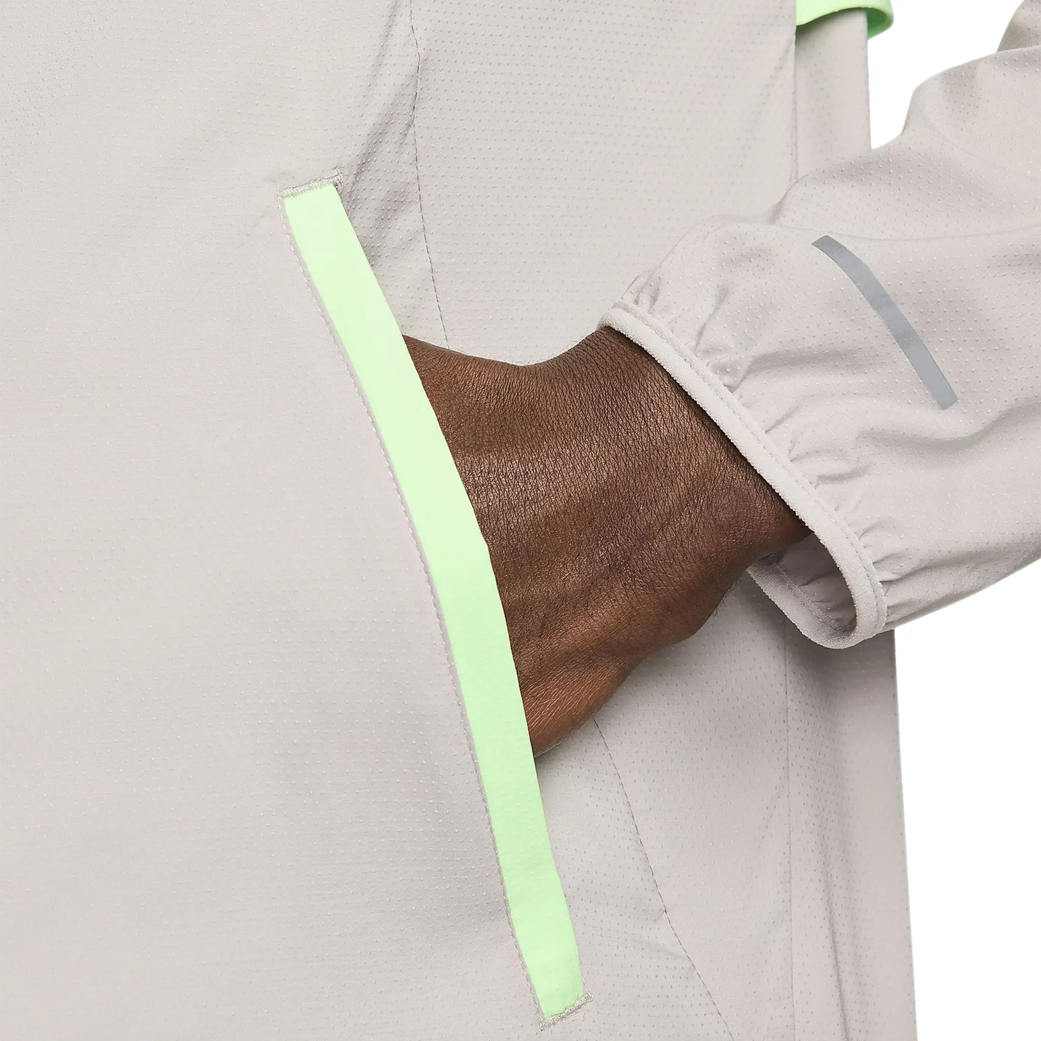 Nike Repel Packable Vapour Green Light Iron Ore Windrunner Jacket - Image 9