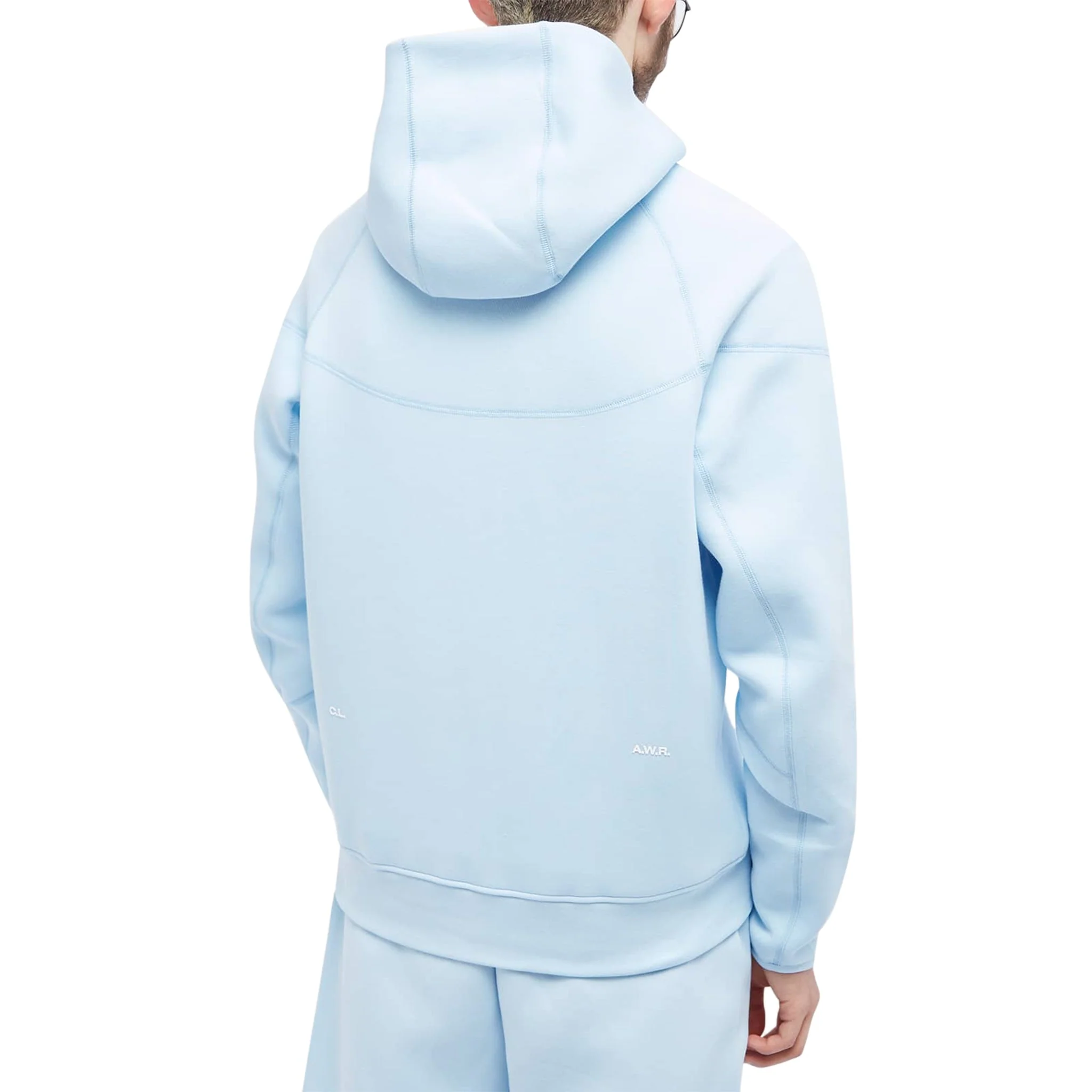 Nike x Nocta Tech Fleece Blue Zip-Up Hoodie - Image 2
