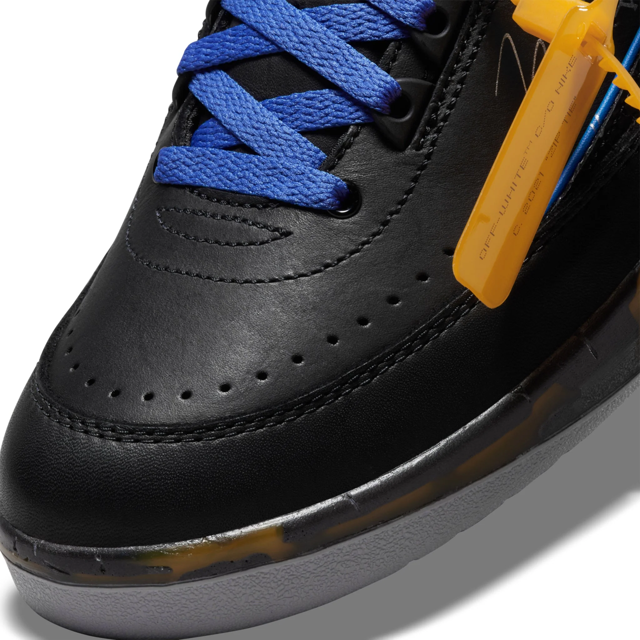 Air Jordan 2 X Off-White Retro Low Black Blue - Image 10