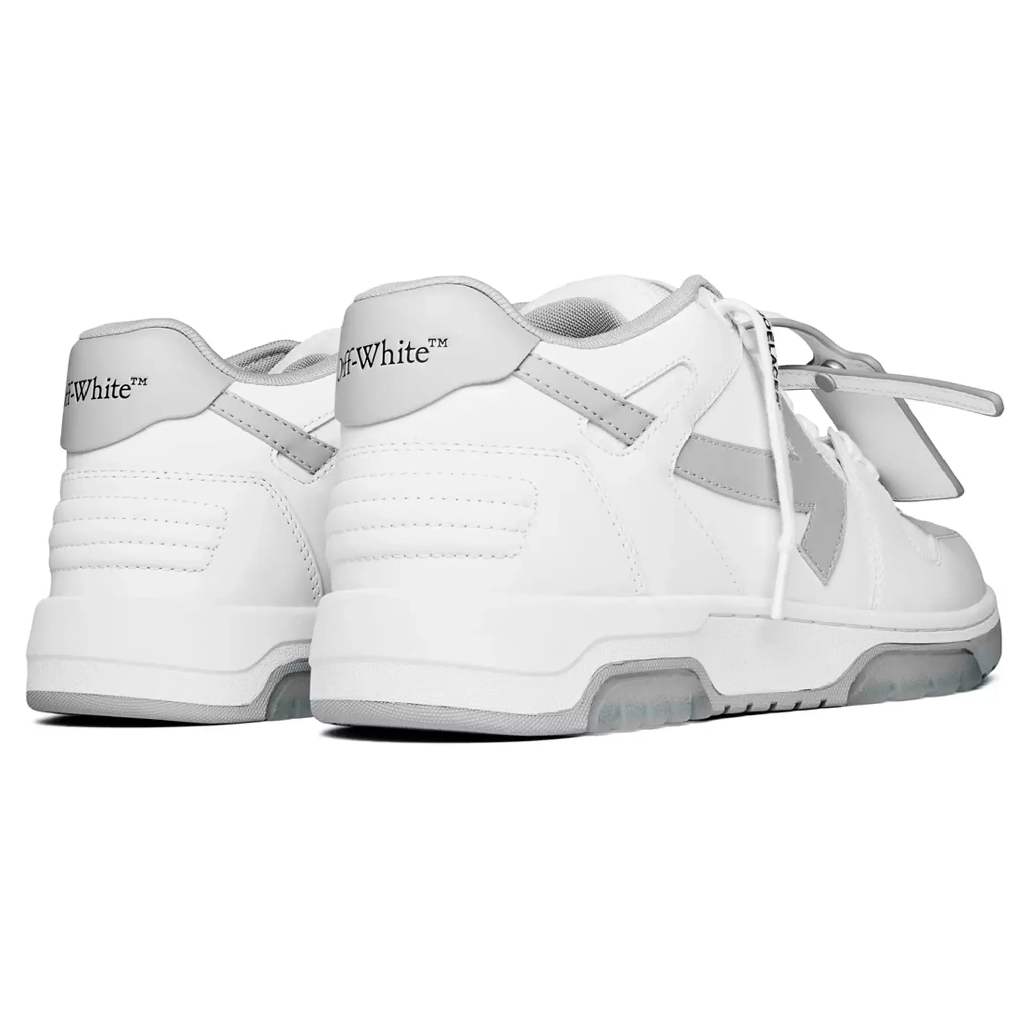 Off-White Out Of Office White Grey Sneakers - Image 3