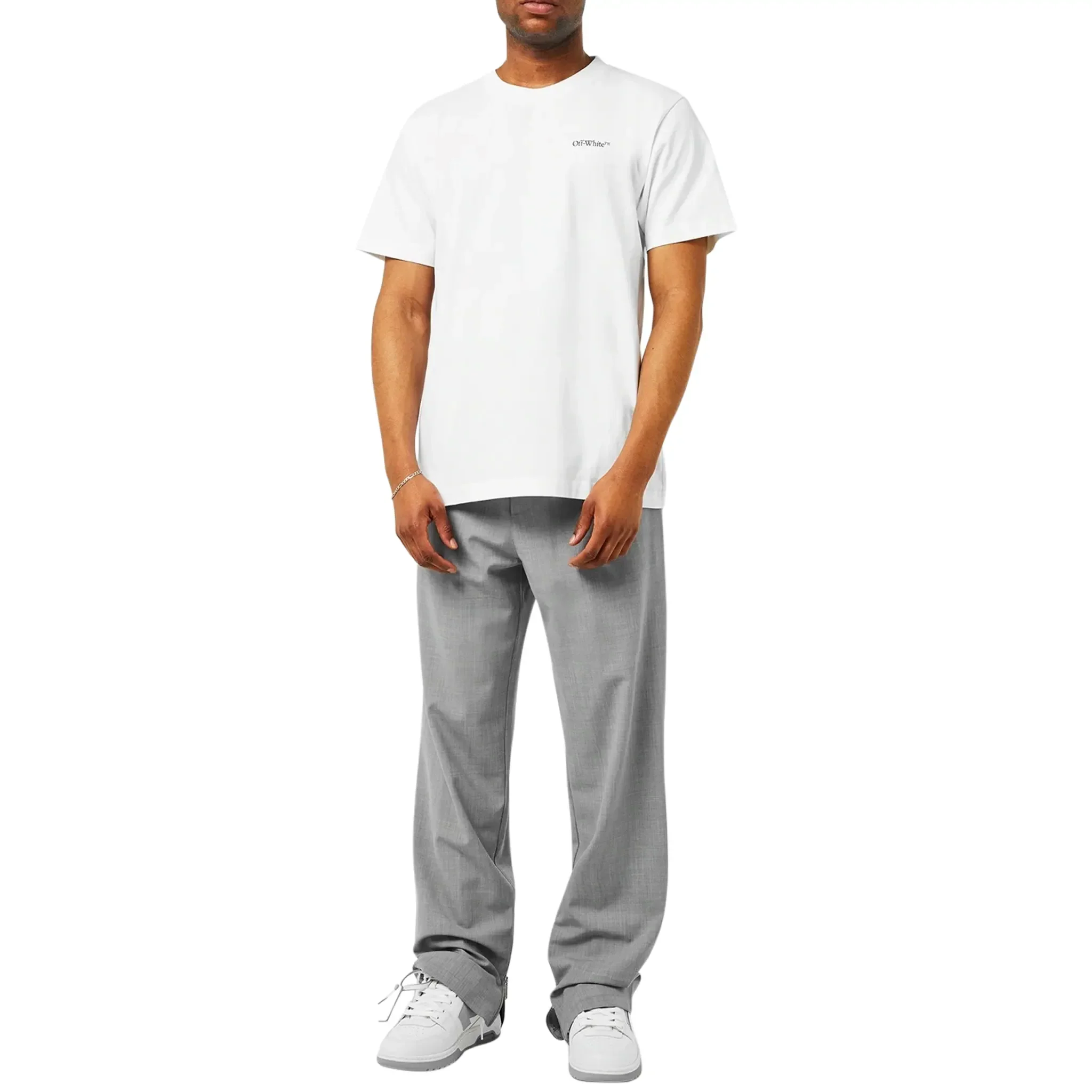 Off-White Out Of Office White Grey Sneakers - Image 5