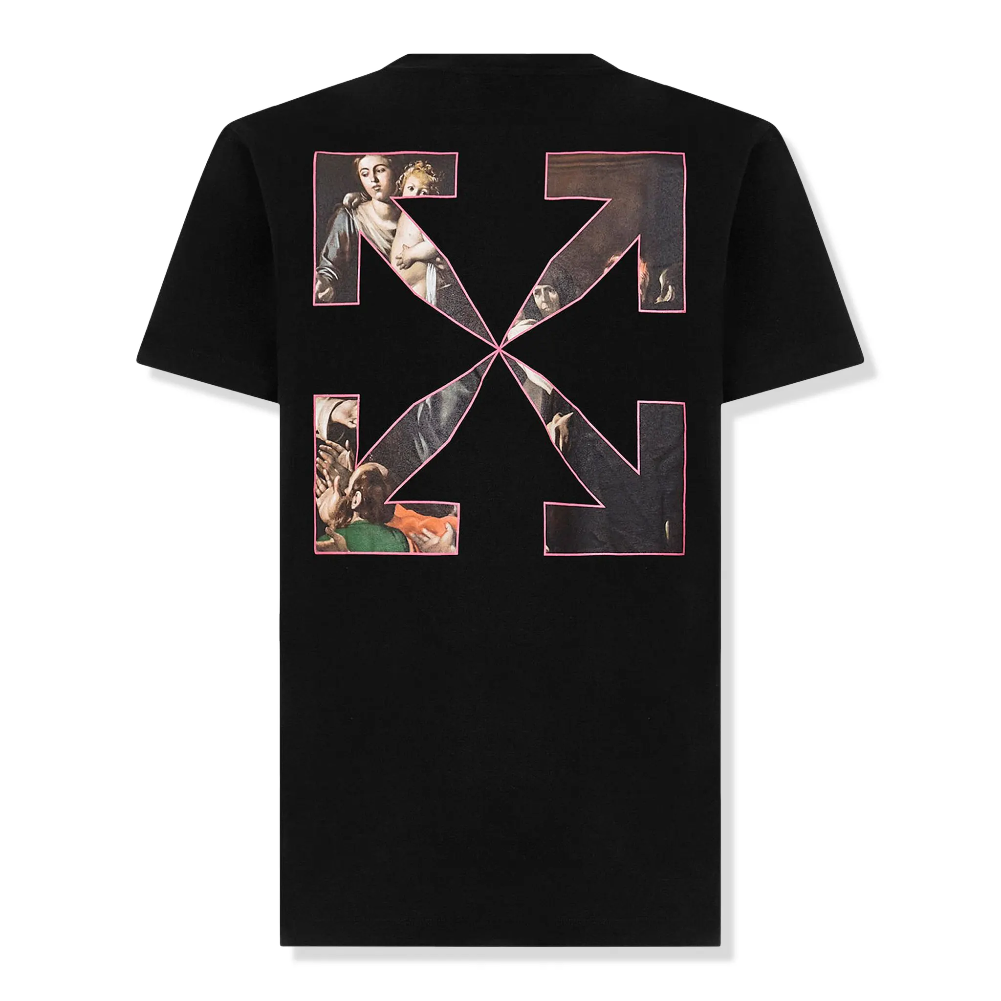 Off-White Slim Fit Caravaggio Painting Black T Shirt - Image 2