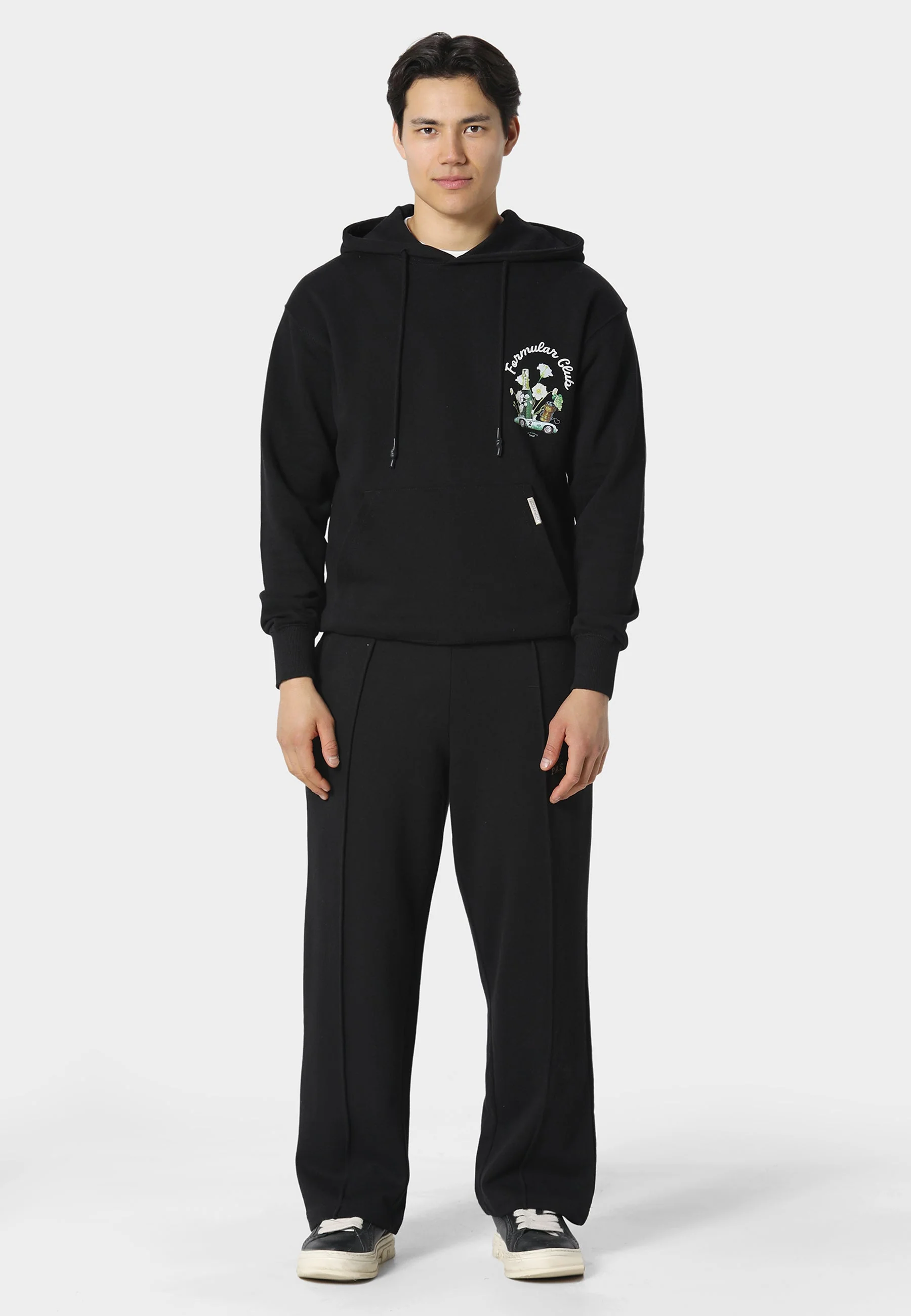 Pas De Monaco Brode Jet Black Sweatpants - Image 3