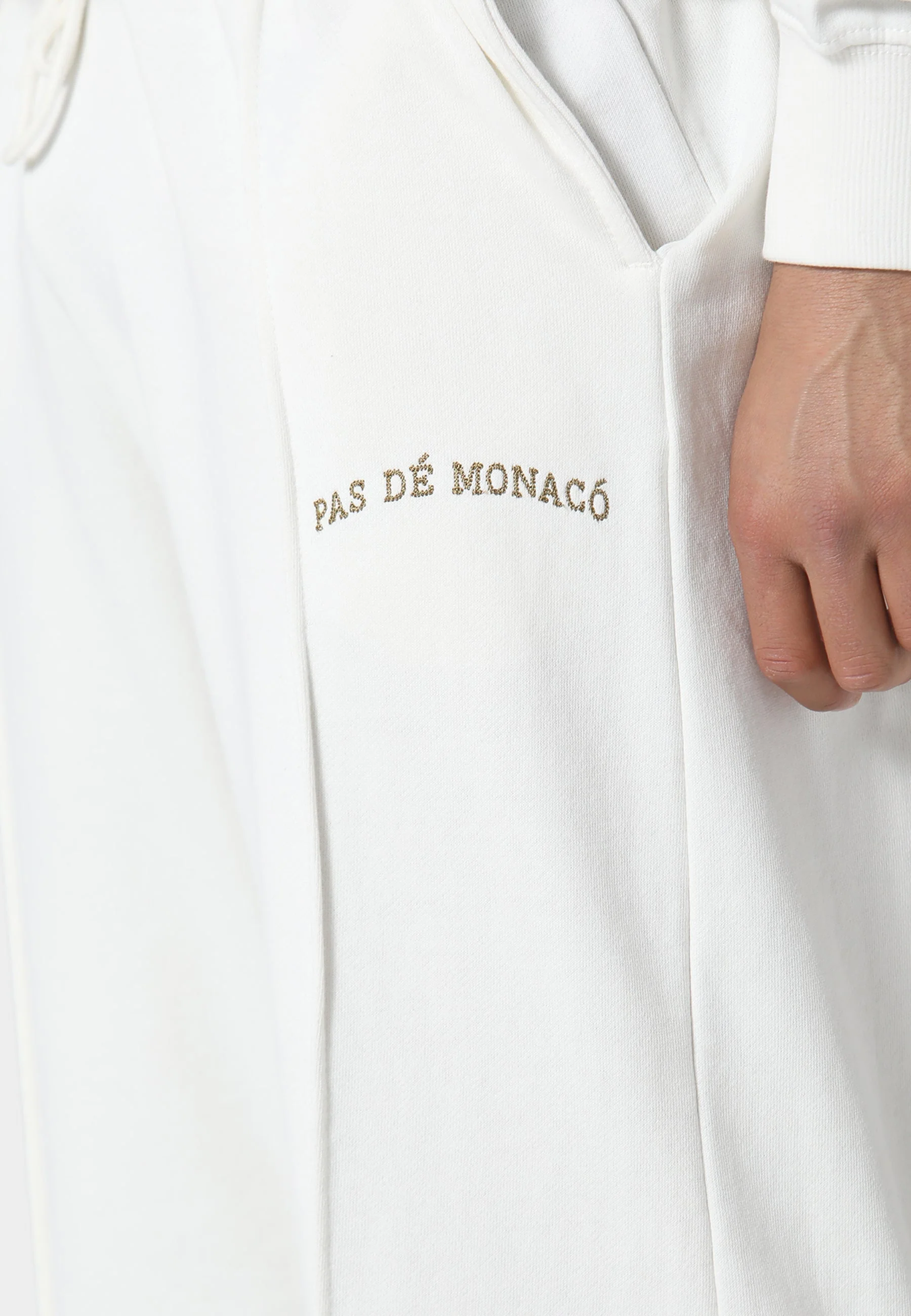 Pas De Monaco Brode Off White Sweatpants - Image 5