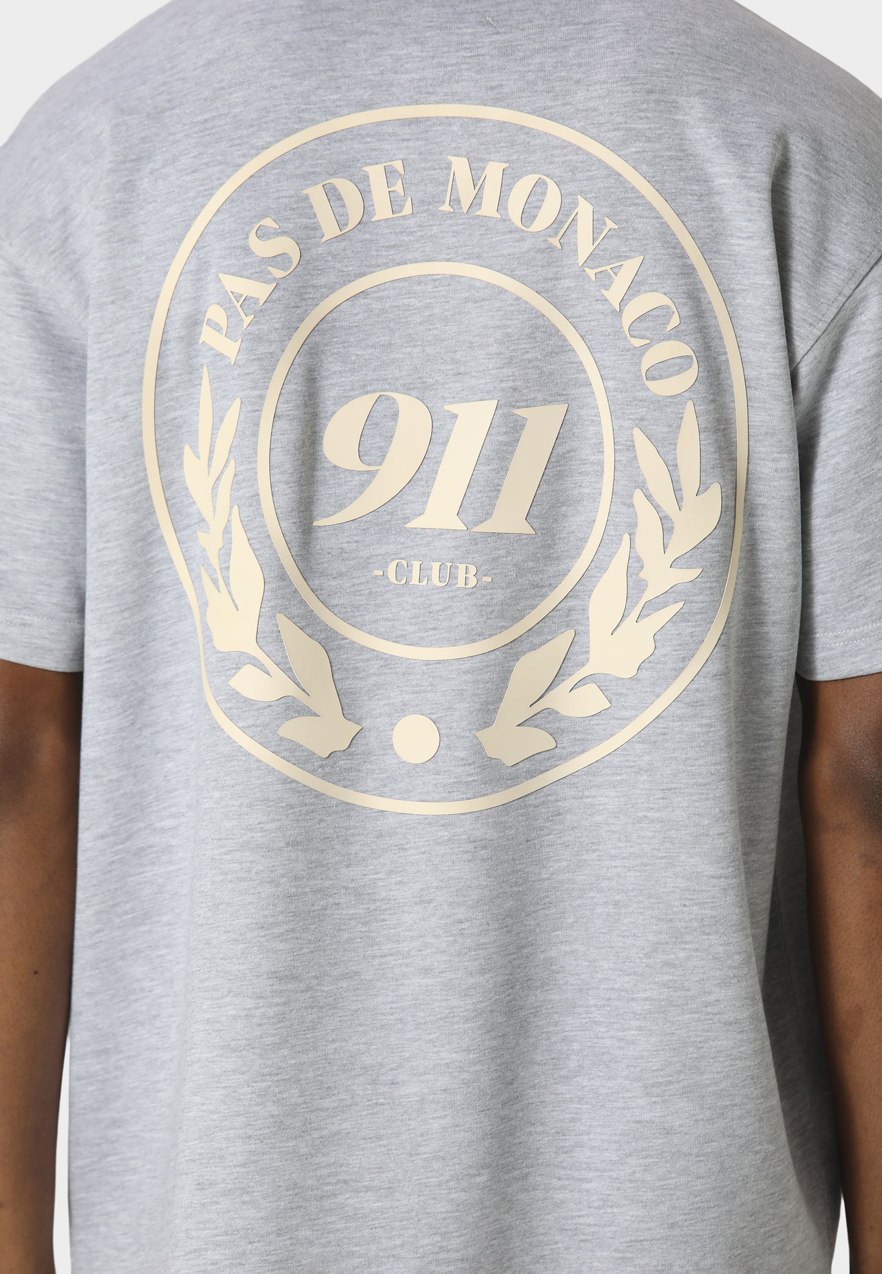 Pas De Monaco Carerra Line Marl Grey Shirt - Image 6