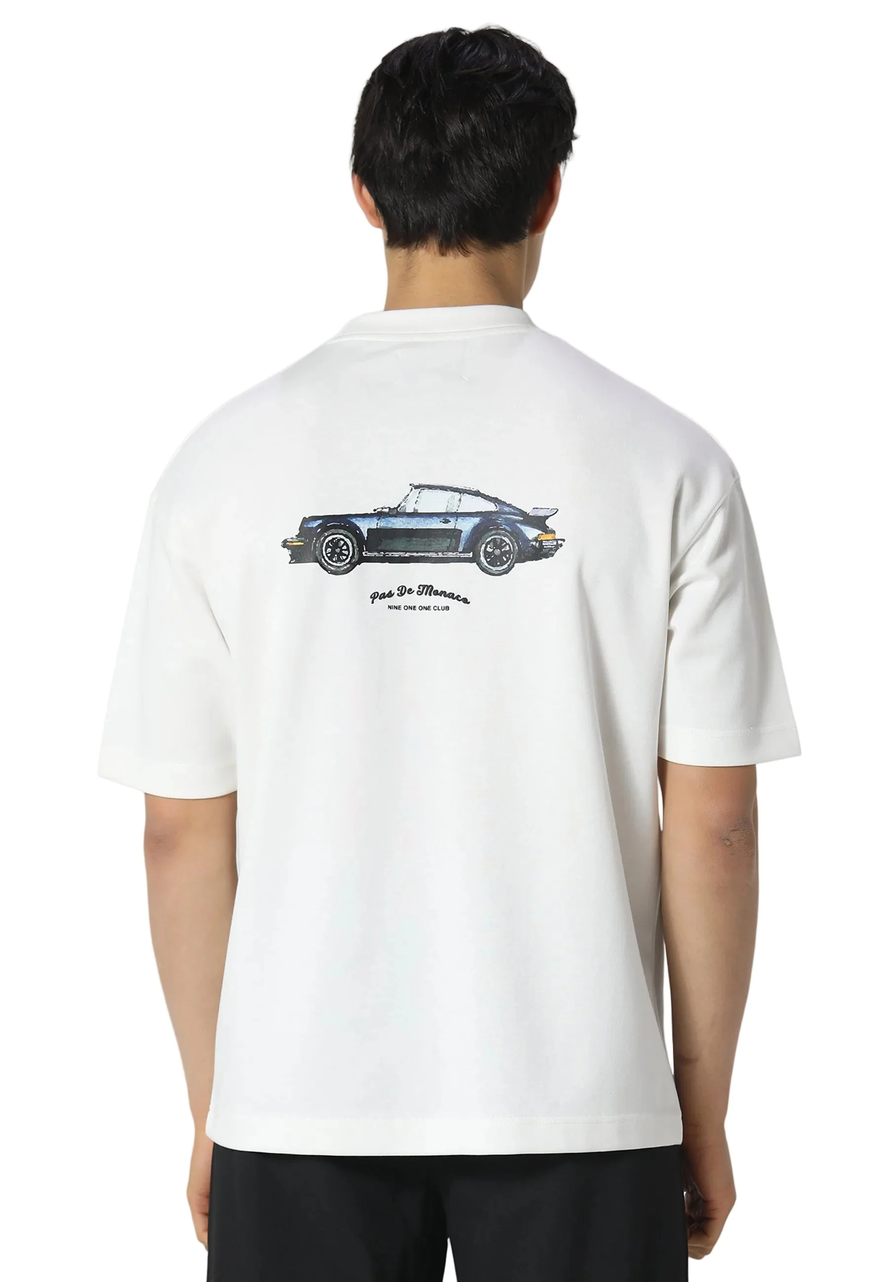 Pas De Monaco Carrera Prive Off White T-Shirt - Image 2