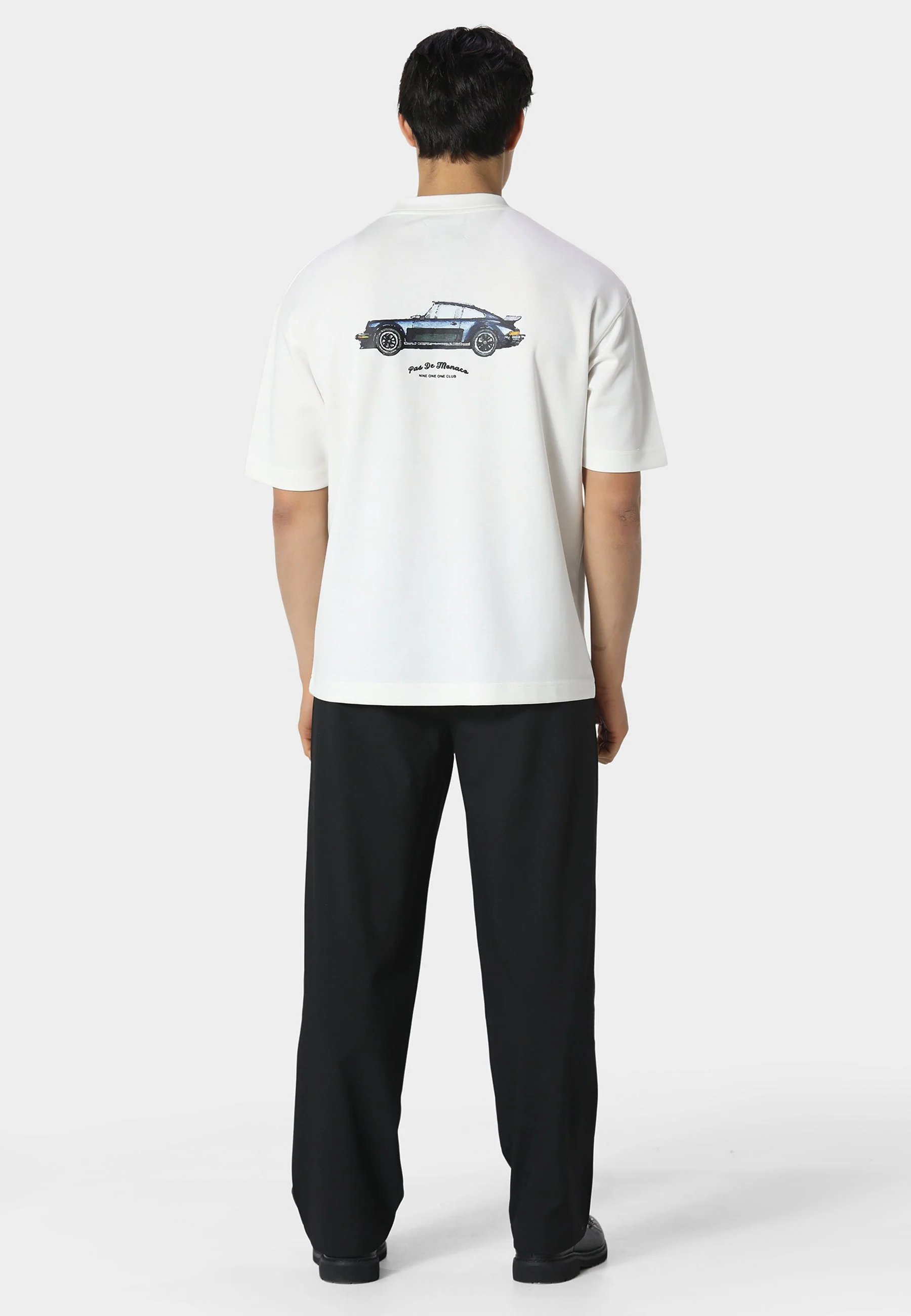 Pas De Monaco Carrera Prive Off White T-Shirt - Image 4