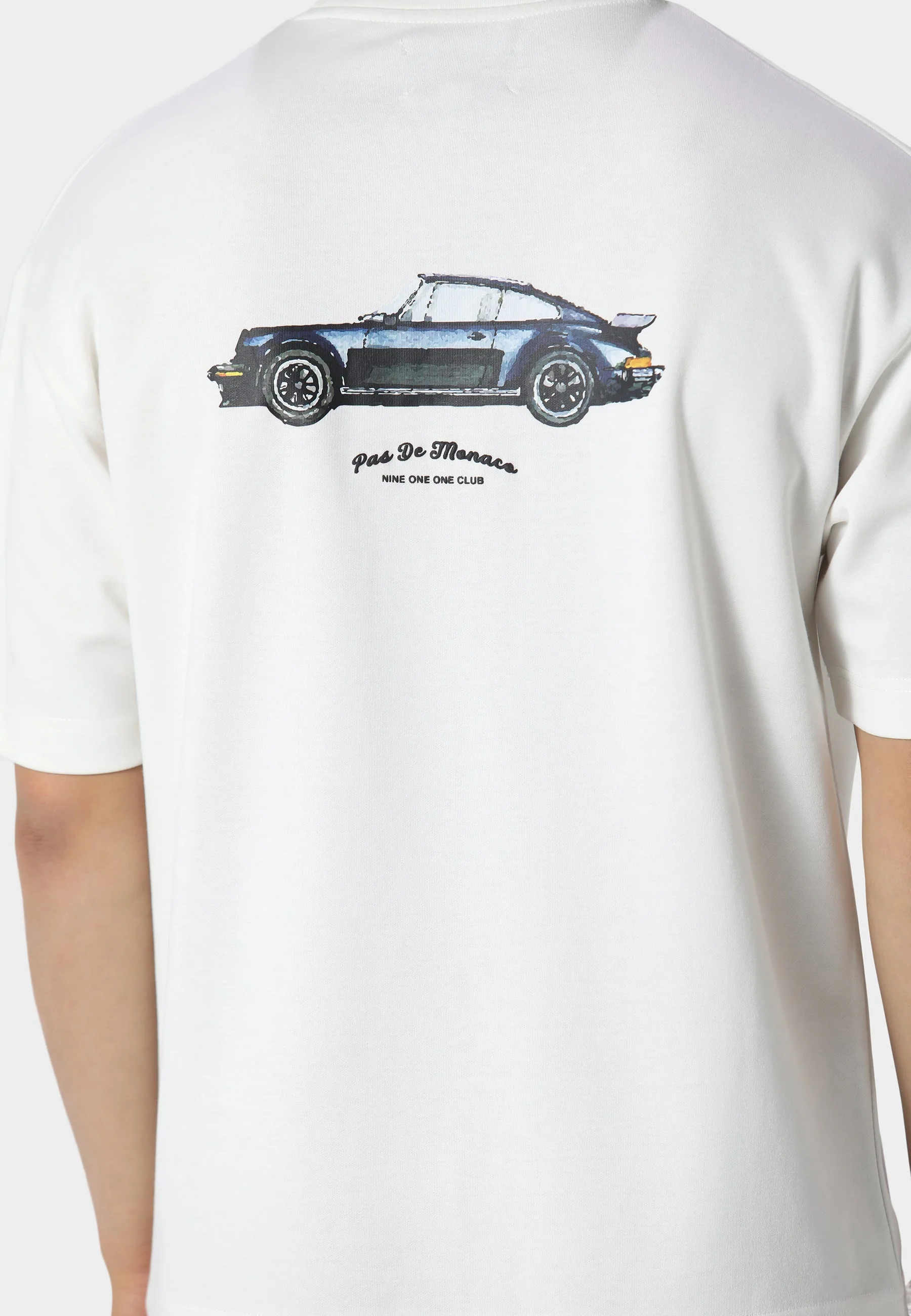 Pas De Monaco Carrera Prive Off White T-Shirt - Image 6