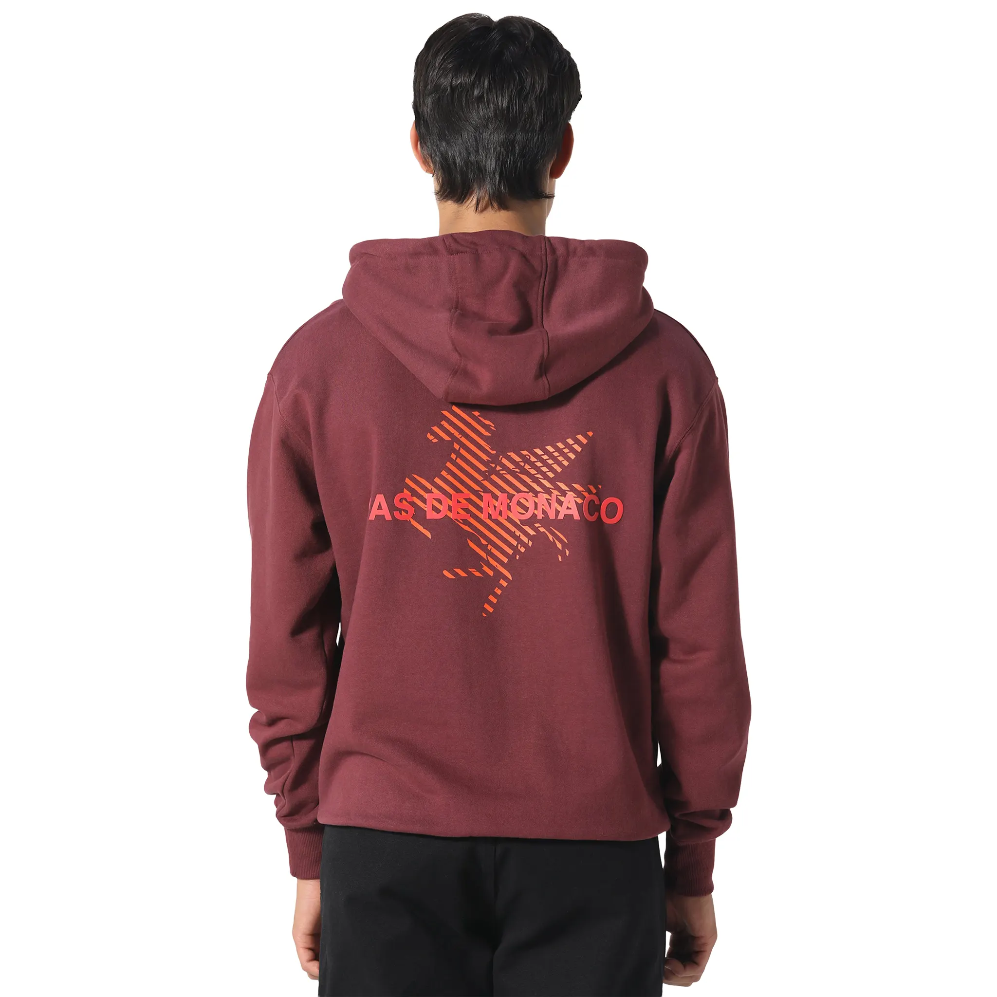 Pas De Monaco La Pegaus Chevron Deep Maroon Hoodie - Image 2