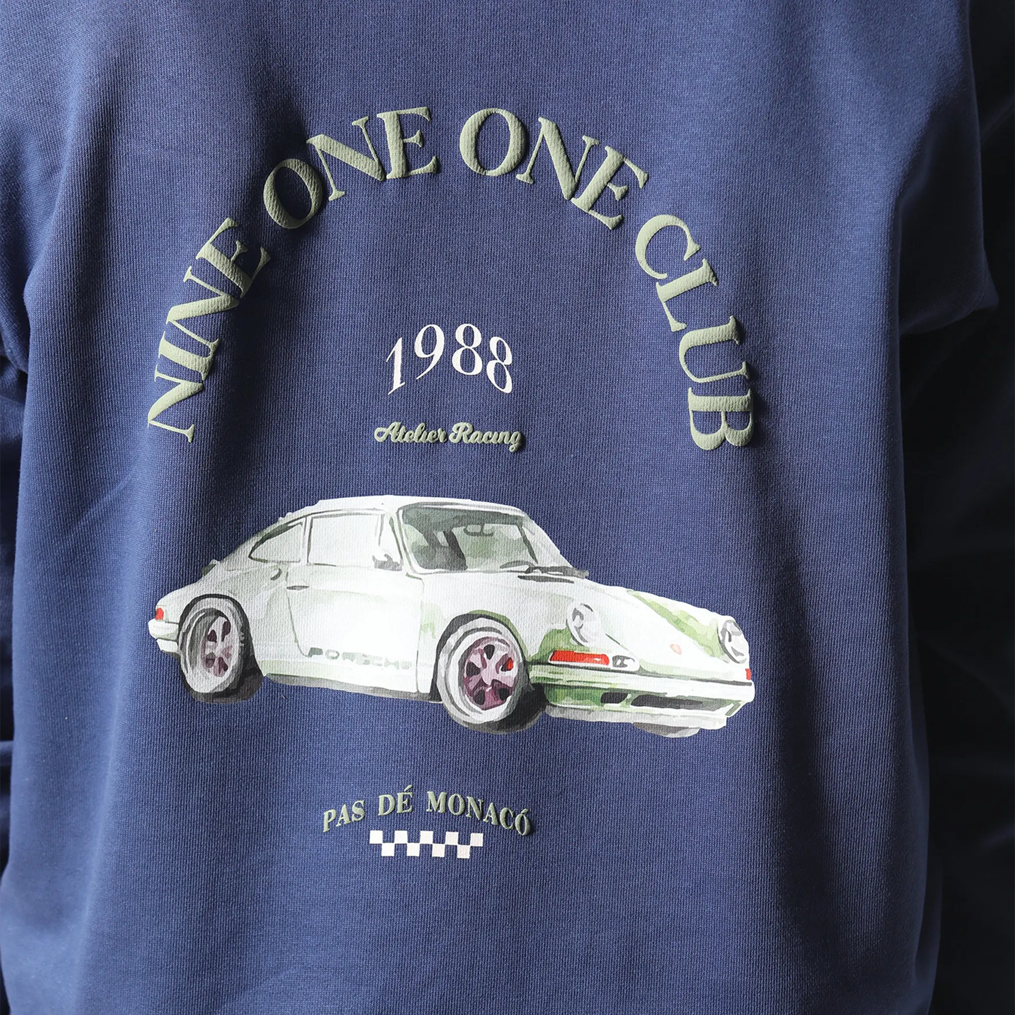 Pas De Monaco Le Mans Royal Blue Hoodie - Image 8