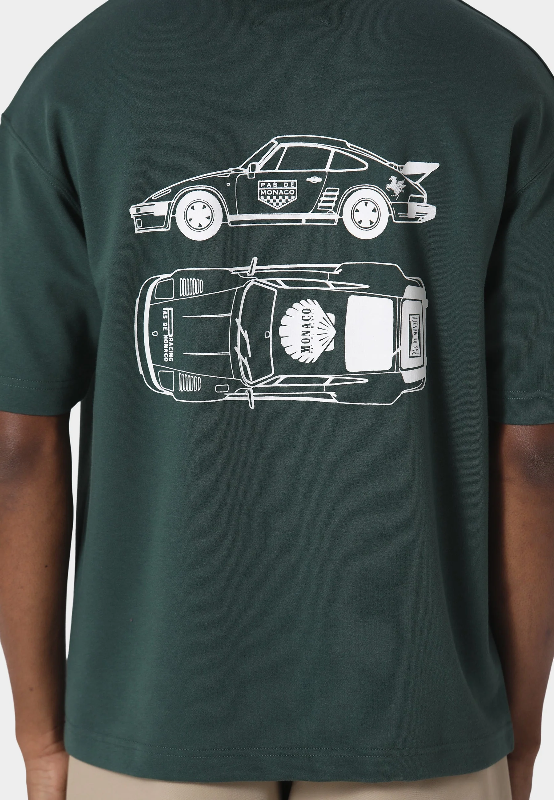 Pas De Monaco Slanted Pedosa Green T-Shirt - Image 6