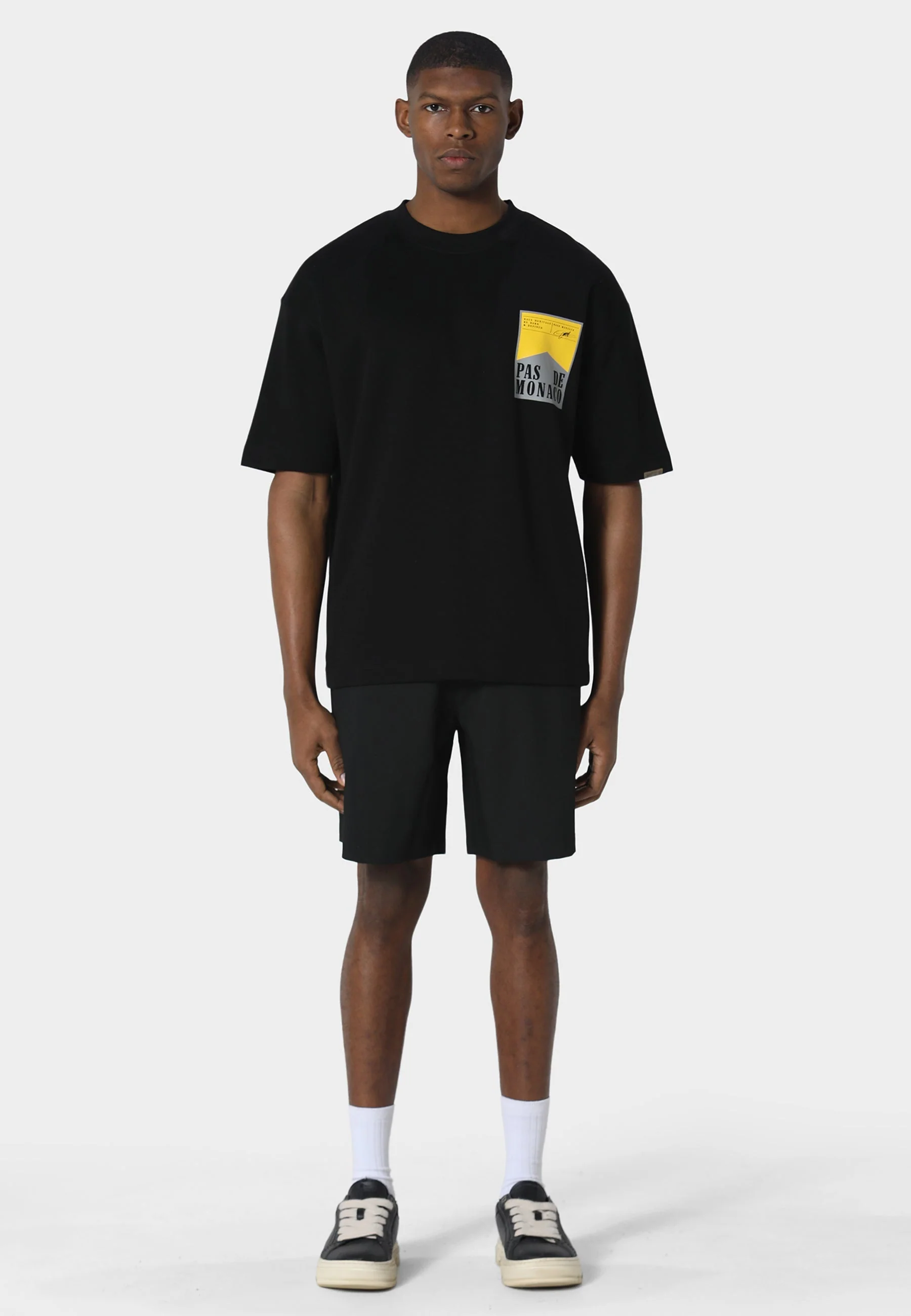 Pas De Monaco Wrapper Black T-Shirt - Image 3