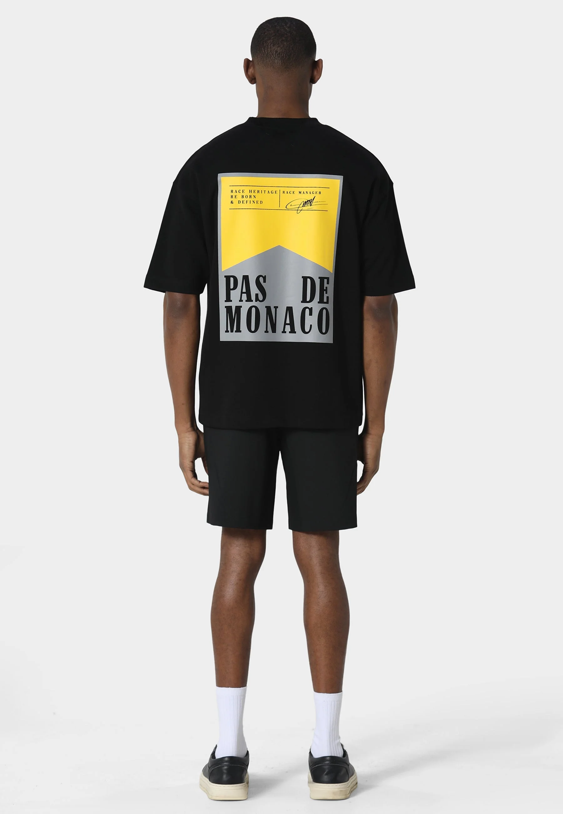 Pas De Monaco Wrapper Black T-Shirt - Image 4