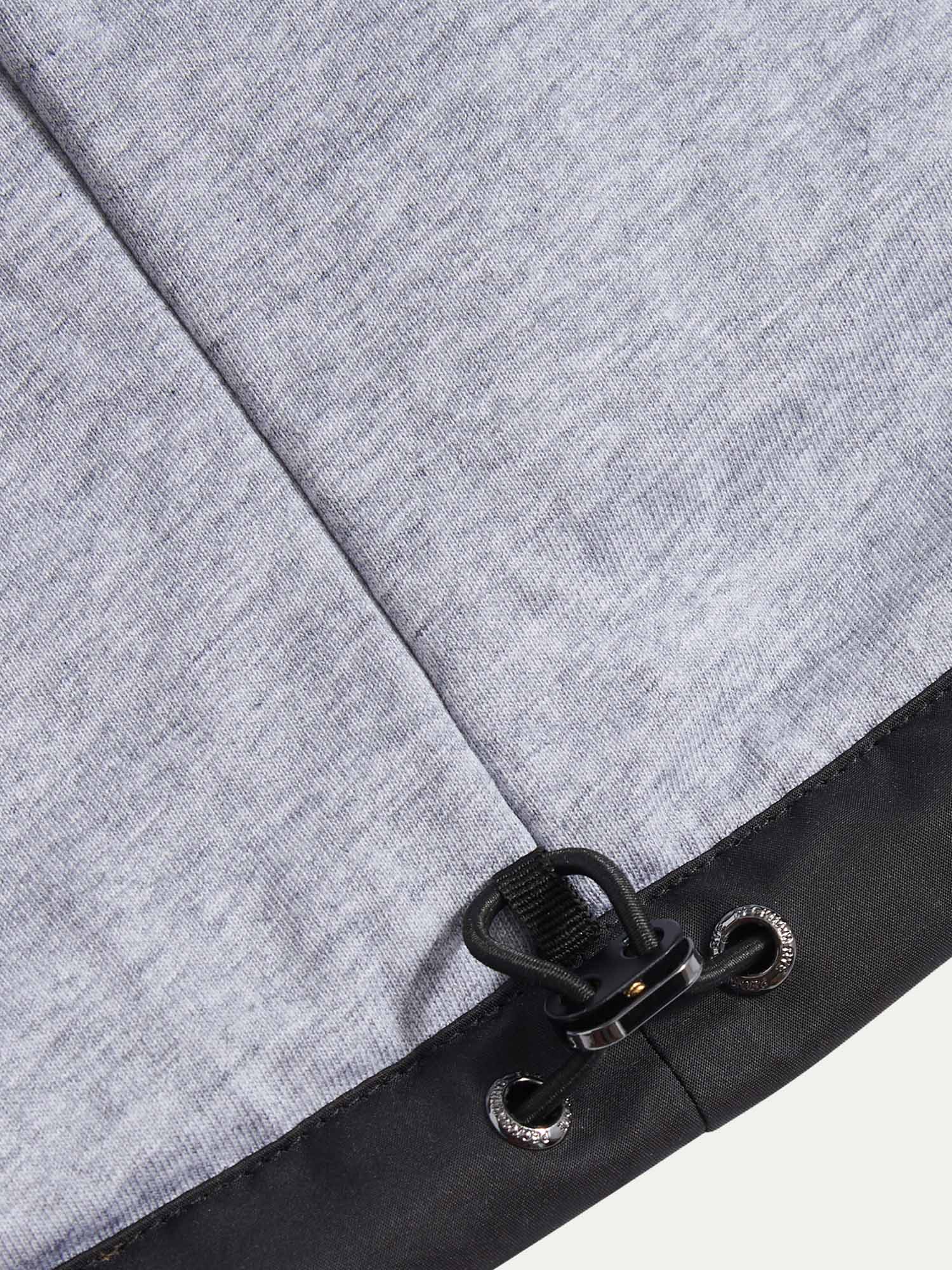 Peckham Rye Light Padded Collar Black Bomber Jacket - Image 11