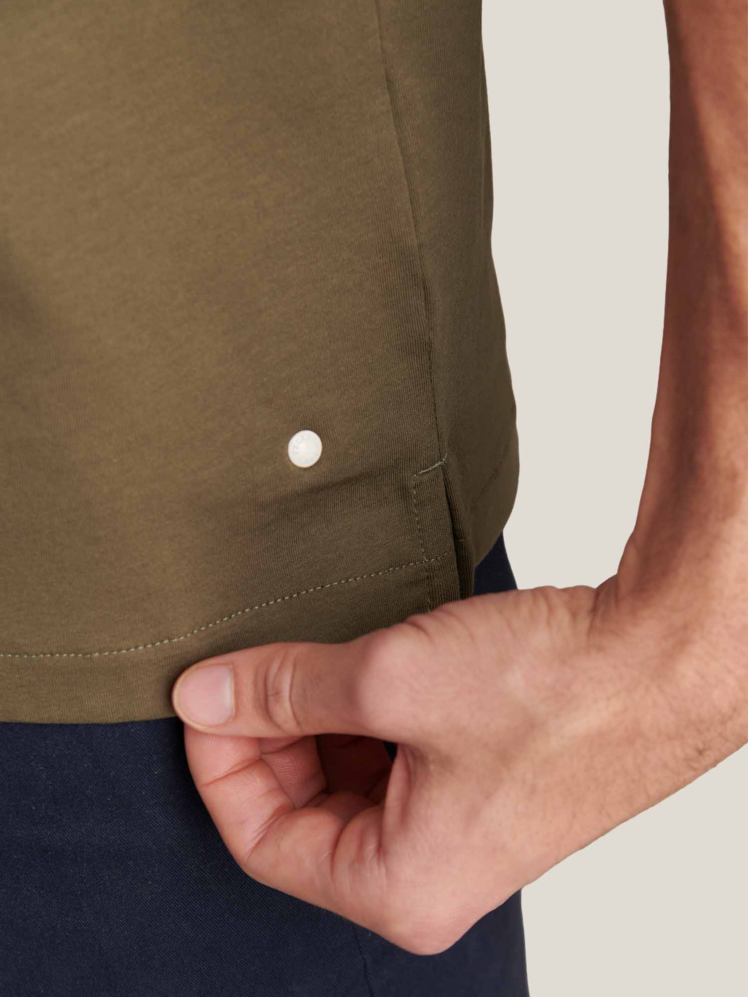 Peckham Rye Mercerised Cotton Tipped Sea Turtle Polo Shirt - Image 6