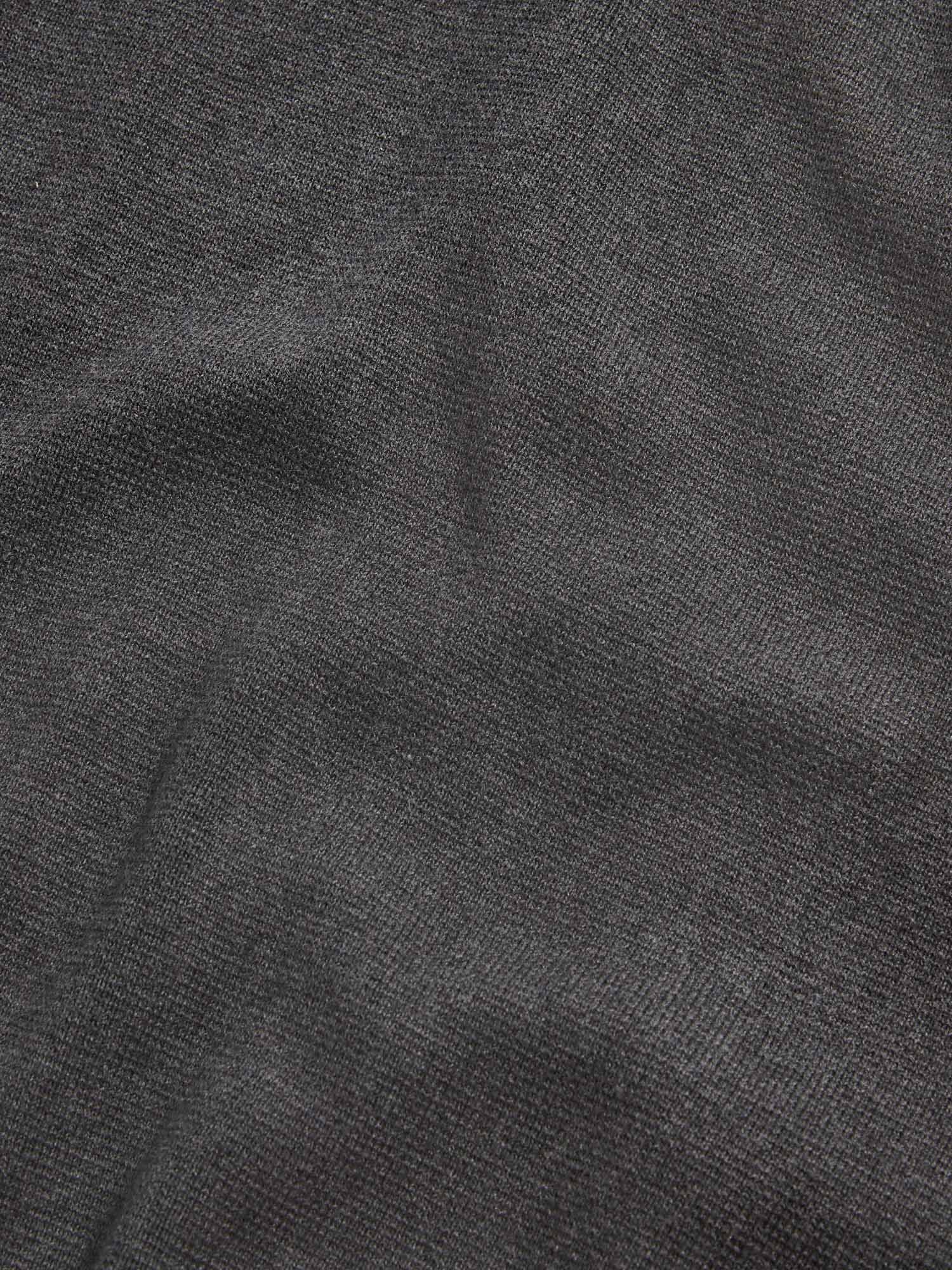 Peckham Rye Milano Knit Charcoal Grey Zip-Up Hoodie - Image 10