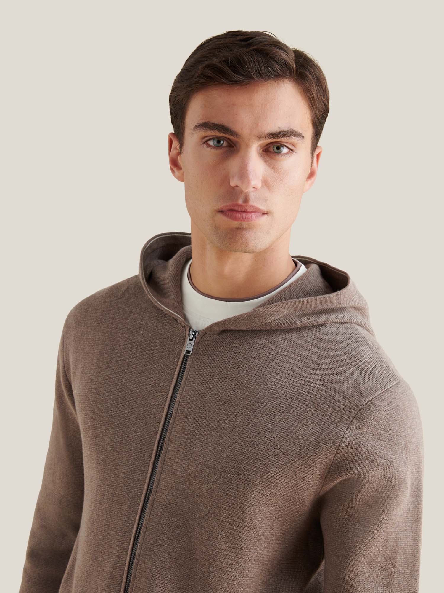 Peckham Rye Milano Knit Iron Zip-Up Hoodie - Image 6