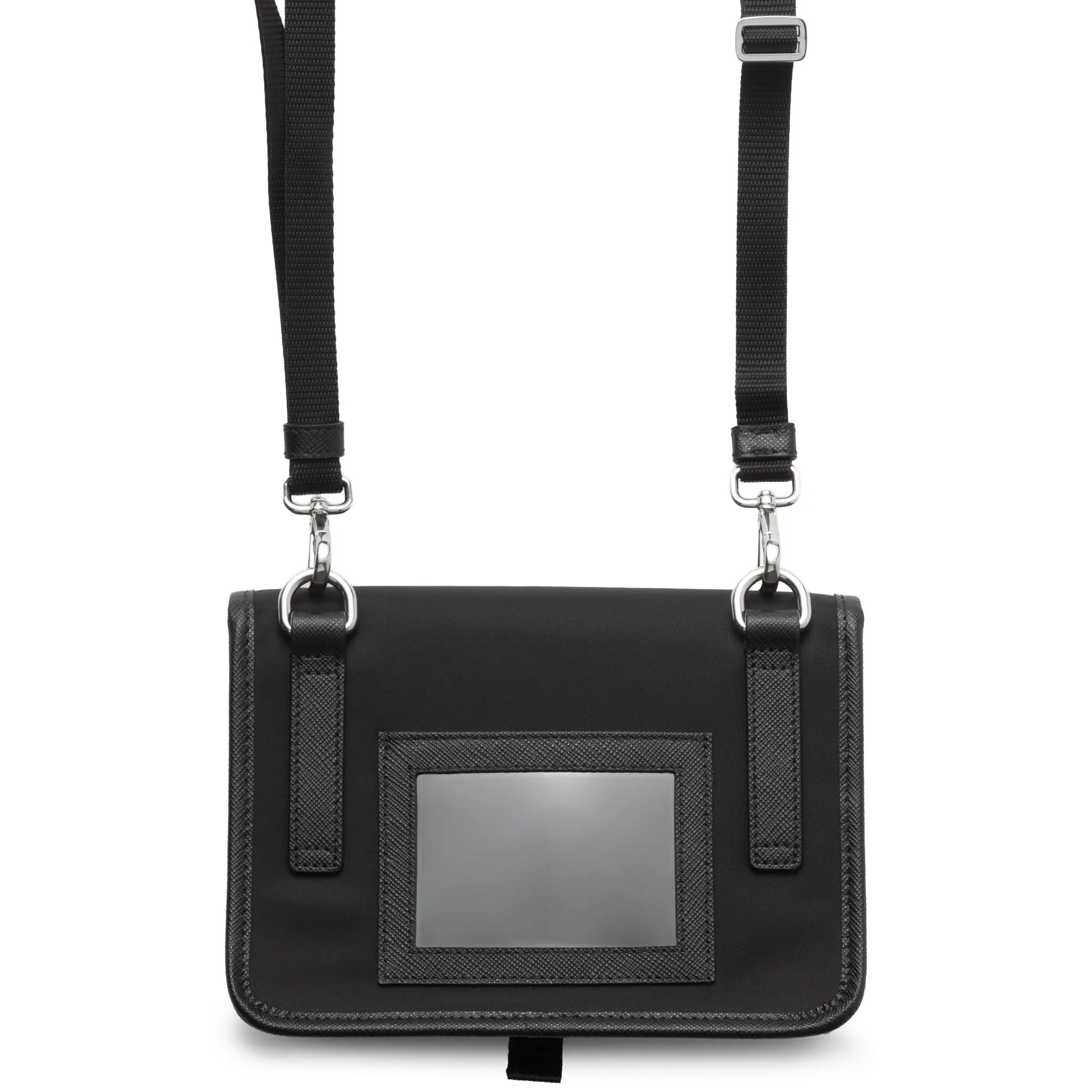 Prada Re-Nylon Saffiano Leather Black Smartphone Case - Image 2