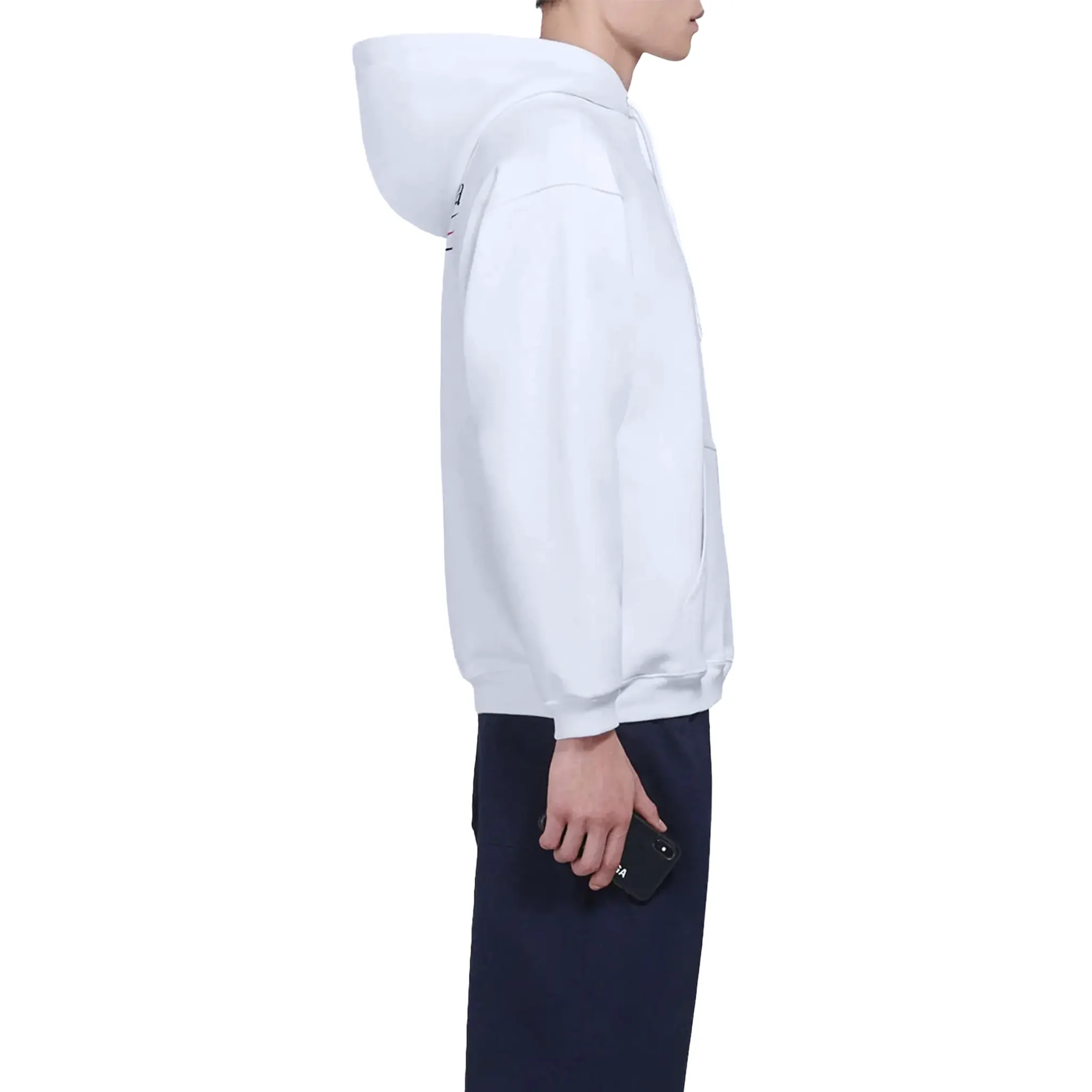 Preloved - Balenciaga Political Campaign Logo White Hoodie - Image 4