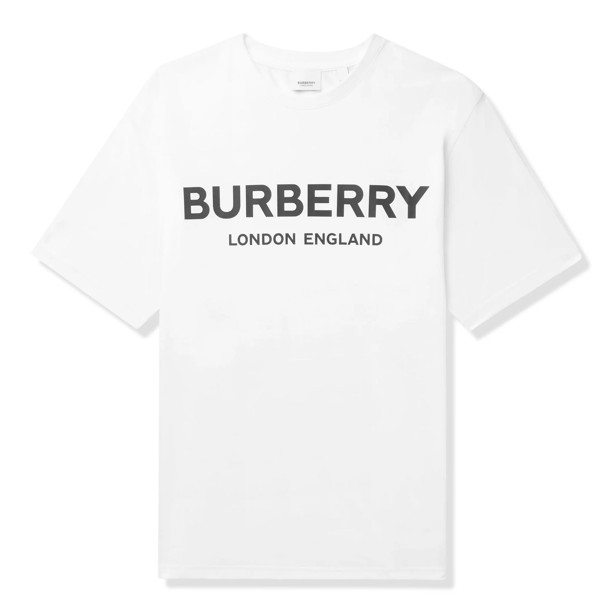 Preloved - Burberry Letchford Logo White T Shirt