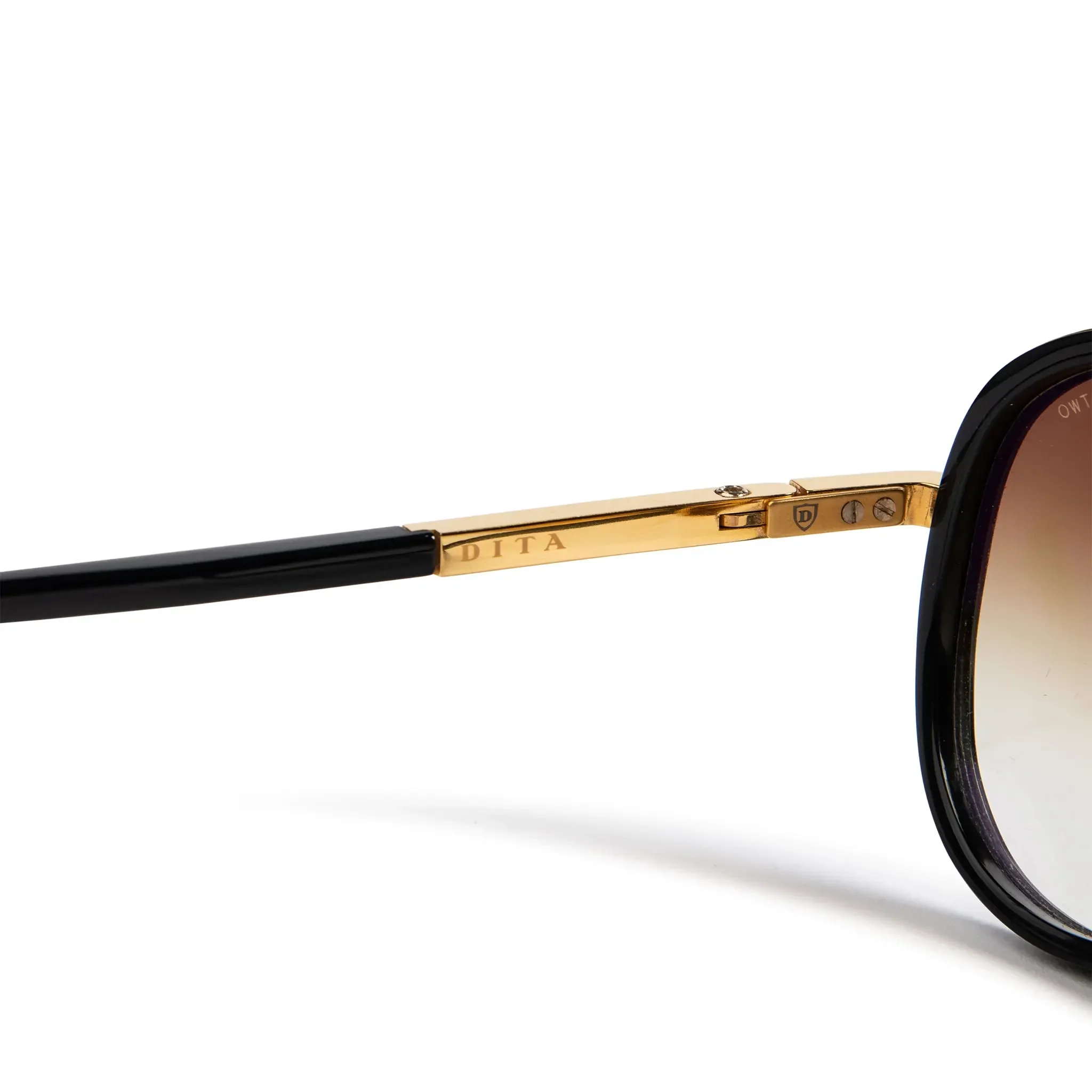Preloved - Dita Eyewear Mach Two Black Gold Sunglasses - Image 5